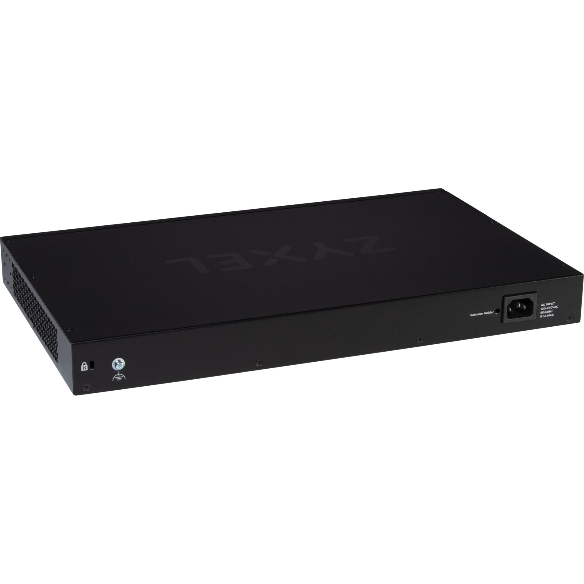 Netzwerk-Switch, Rackmount, 12-Port, Schwarz, PoE-Unterstützung