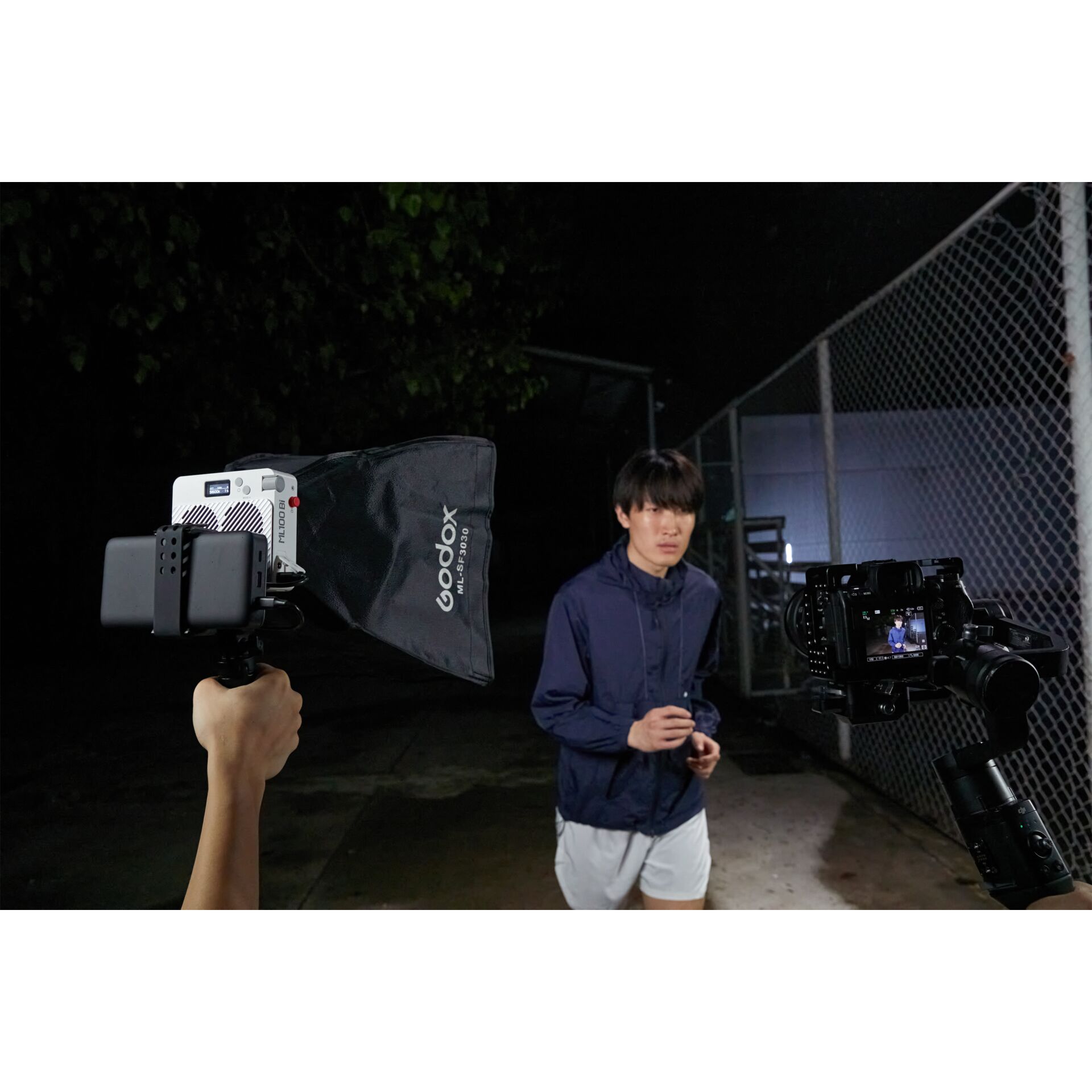 Photographie, Elektronik, Videokamera, Person, Kurze Hose