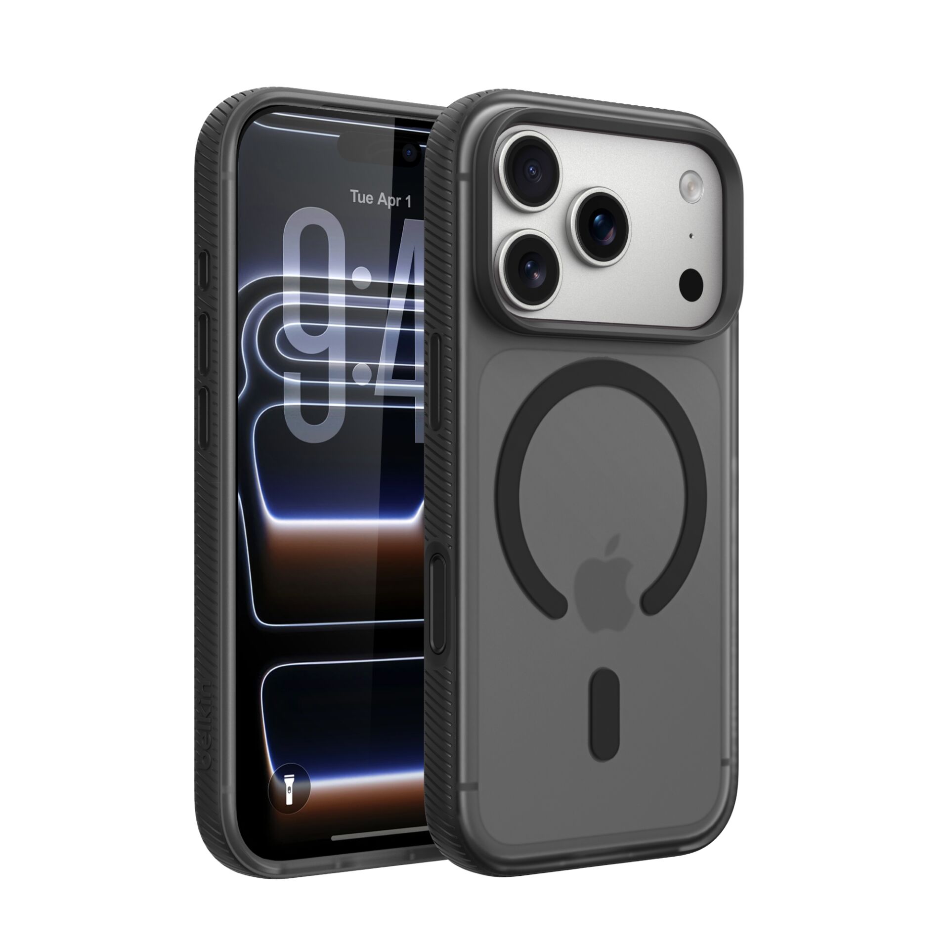 Smartphone, Triple camera, Hülle, MagSafe-Ring, Dunkelgrau