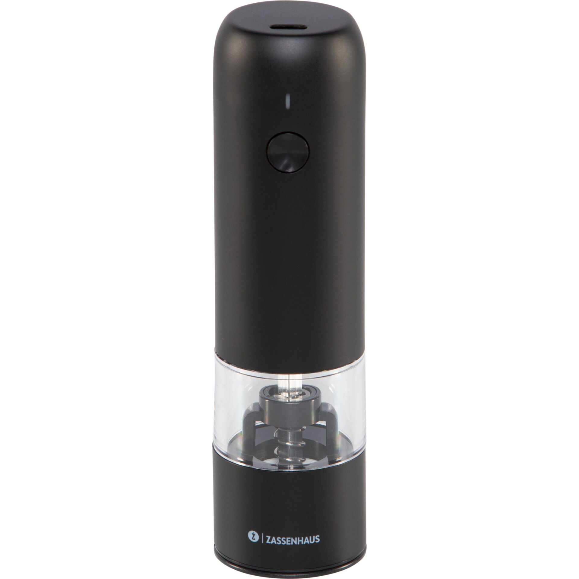 Kaffeemühle, Elektrische Mühle, Küchengerät, Schwarz, Transparentes Behälter
