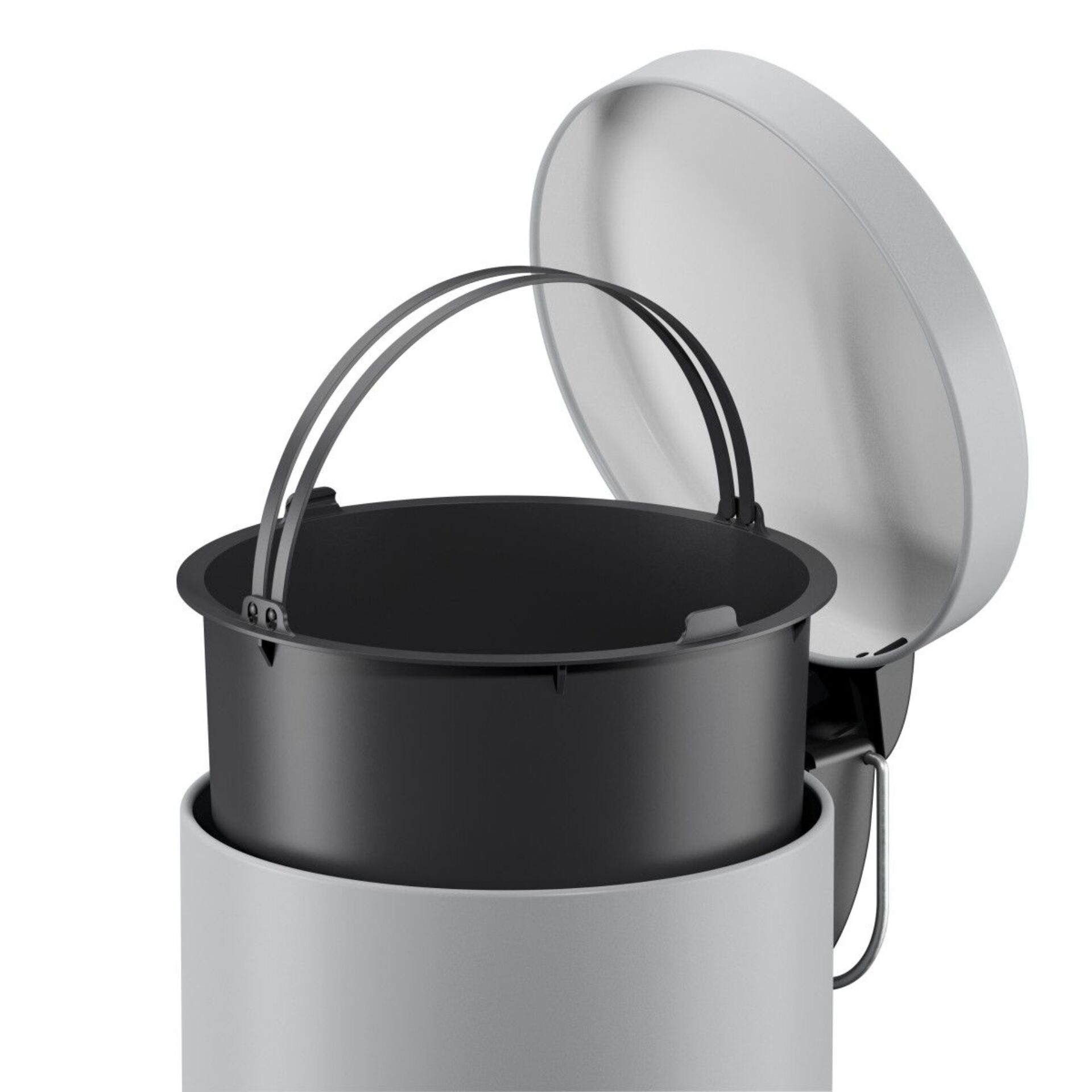 Grilltopf, Grillpfanne, Schwarz, Kompakt, Deckelhalter