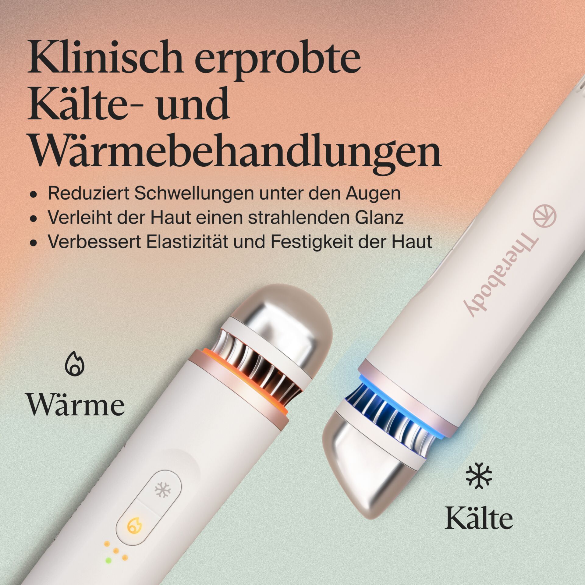 Kalt-/Wärmetherapie, Stift/Device, Kälte-/Wärmebehandlung, Duo-Therapie, Behandlungslinien