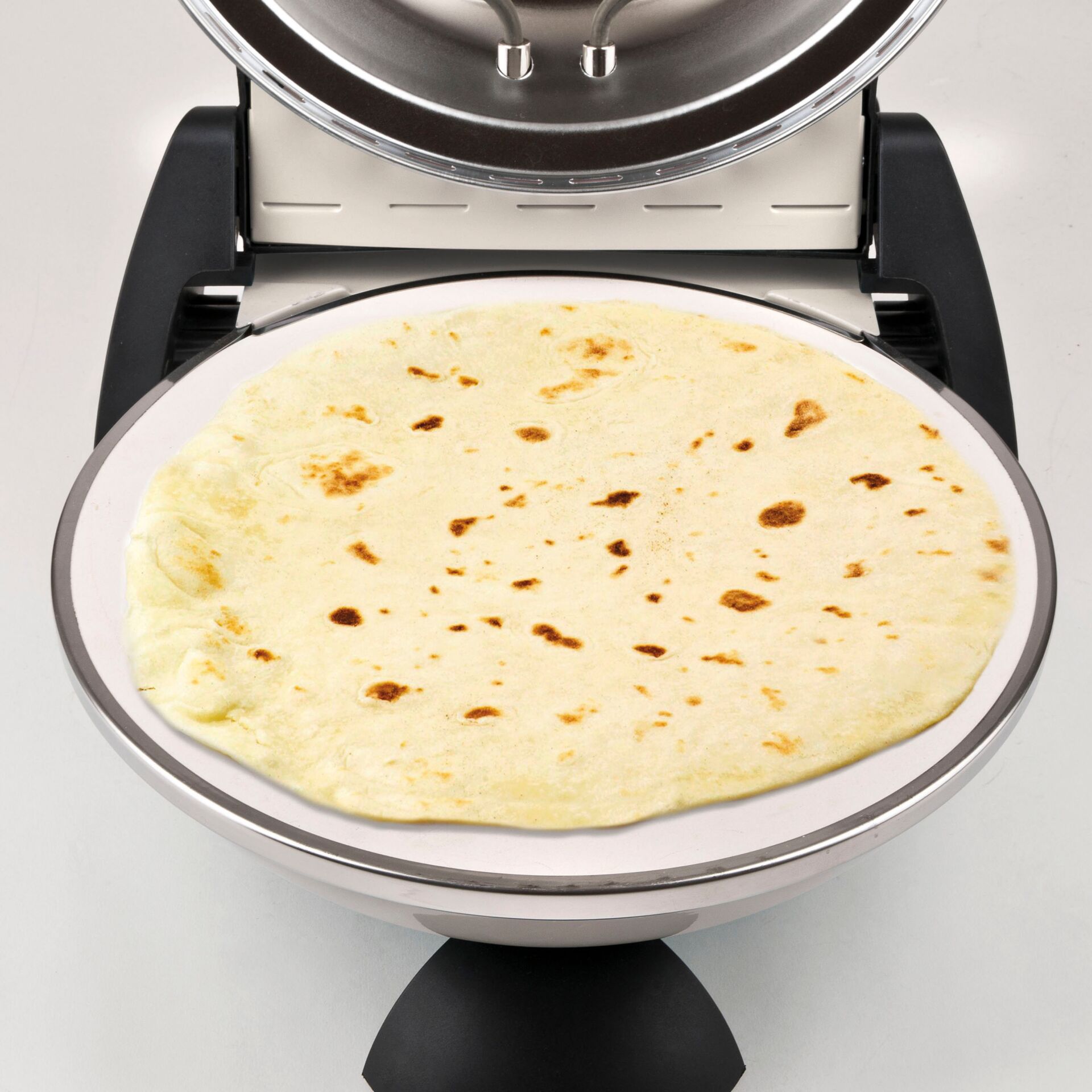 Tortilla, Pfannkuchen, Pfannenkuchen, elektrische Pfannkuchenplatte, Antihaftoberfläche