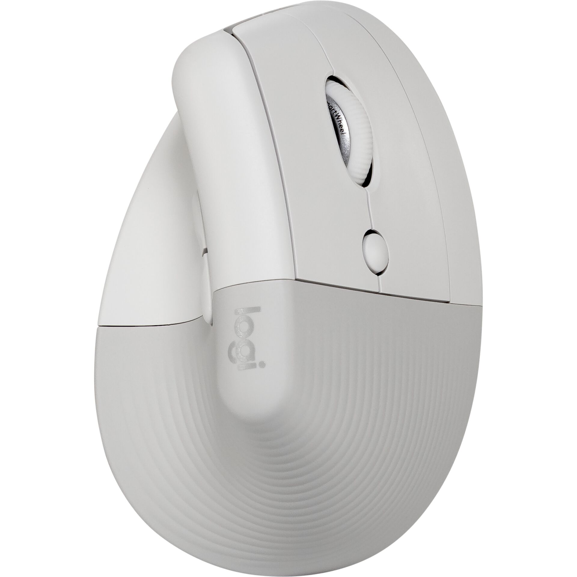 ergonomische Maus, kabellose Maus, Bildlaufrad, Grau, aufladbar