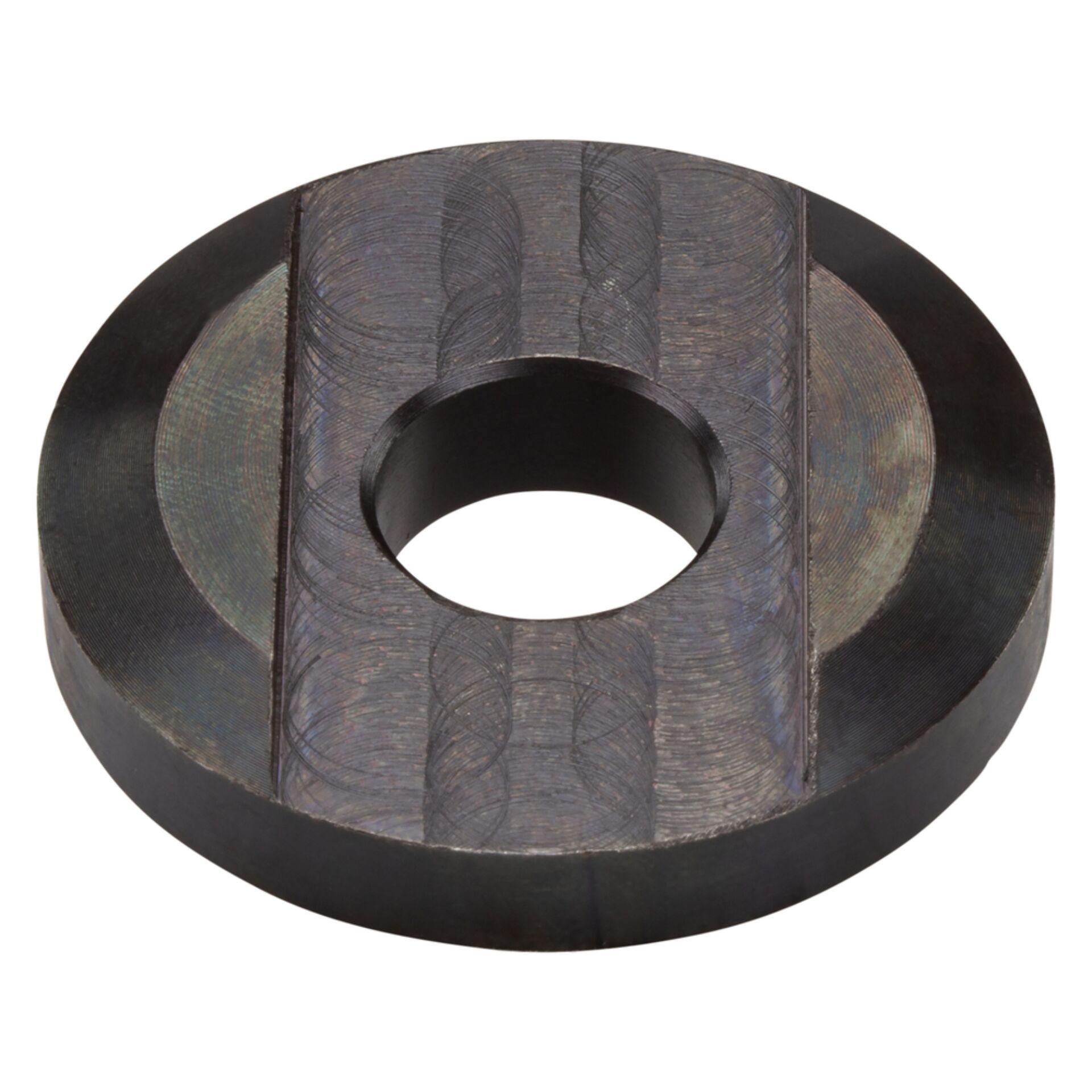 Flansch, Metallteil, zylindrischer Hub, Ring, bearbeitete Oberfläche