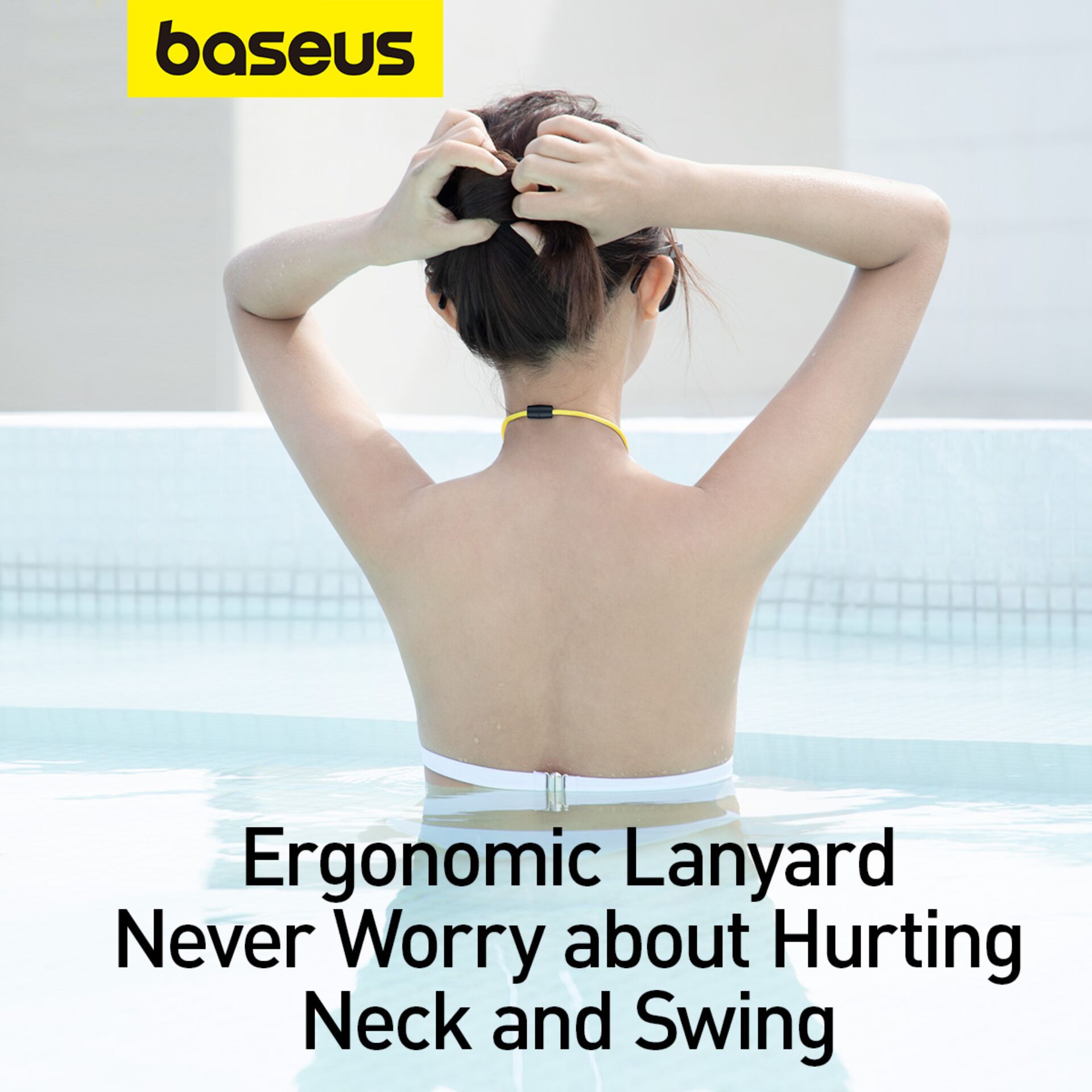 Zurück, Person, Bademode, Kopf, Baden