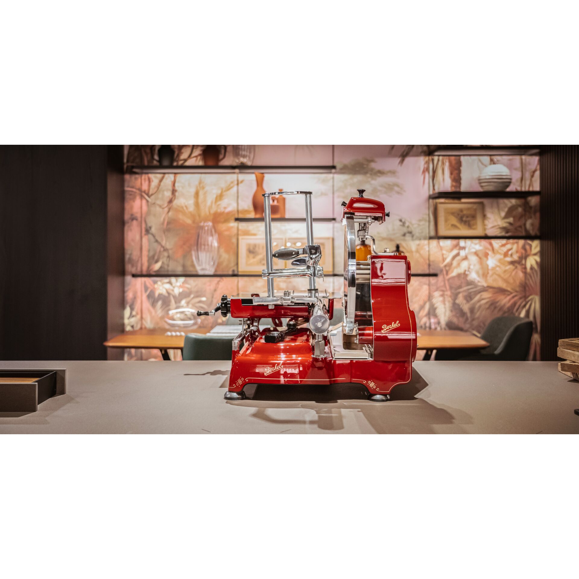 Heißpresse, Kaffeemaschine, Rot, Metall, Küche