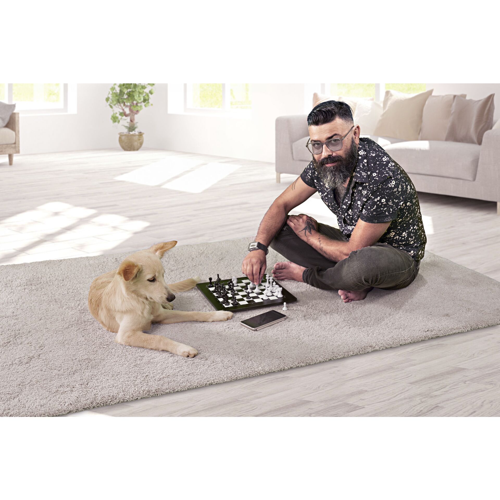 Dekoration für Zuhause, Schach, Spiel, Person, Sitzen