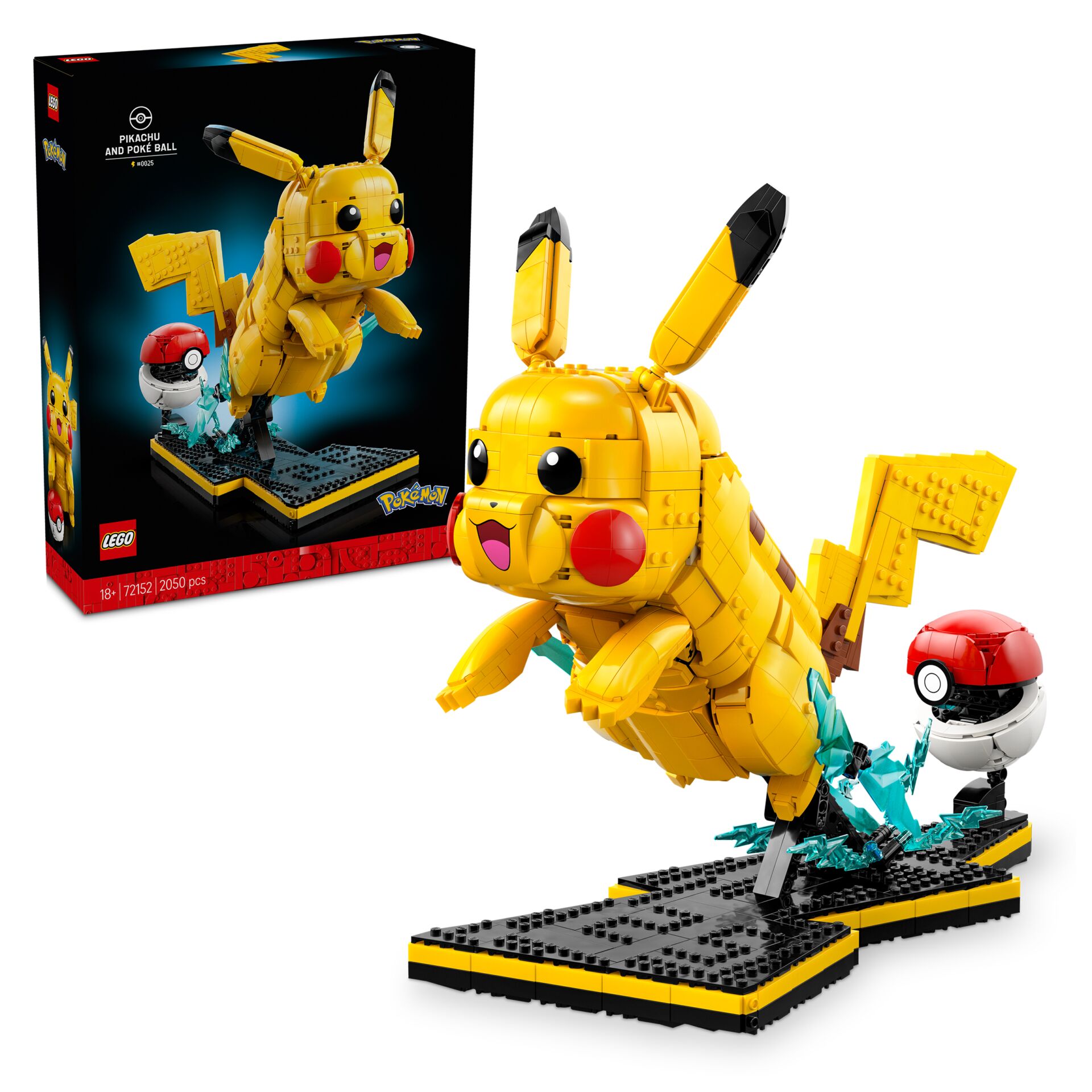 Lego, Pokémon, Pikachu, Gelb, Baufigur