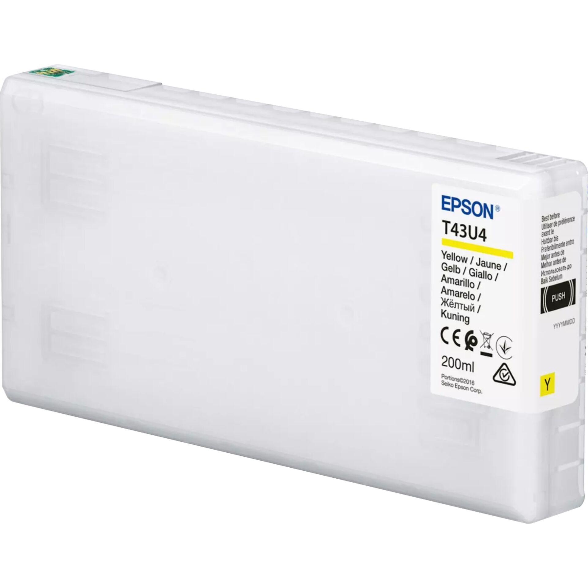 Epson Tintenpatrone yellow  T 43U 200 ml            T 43U44N