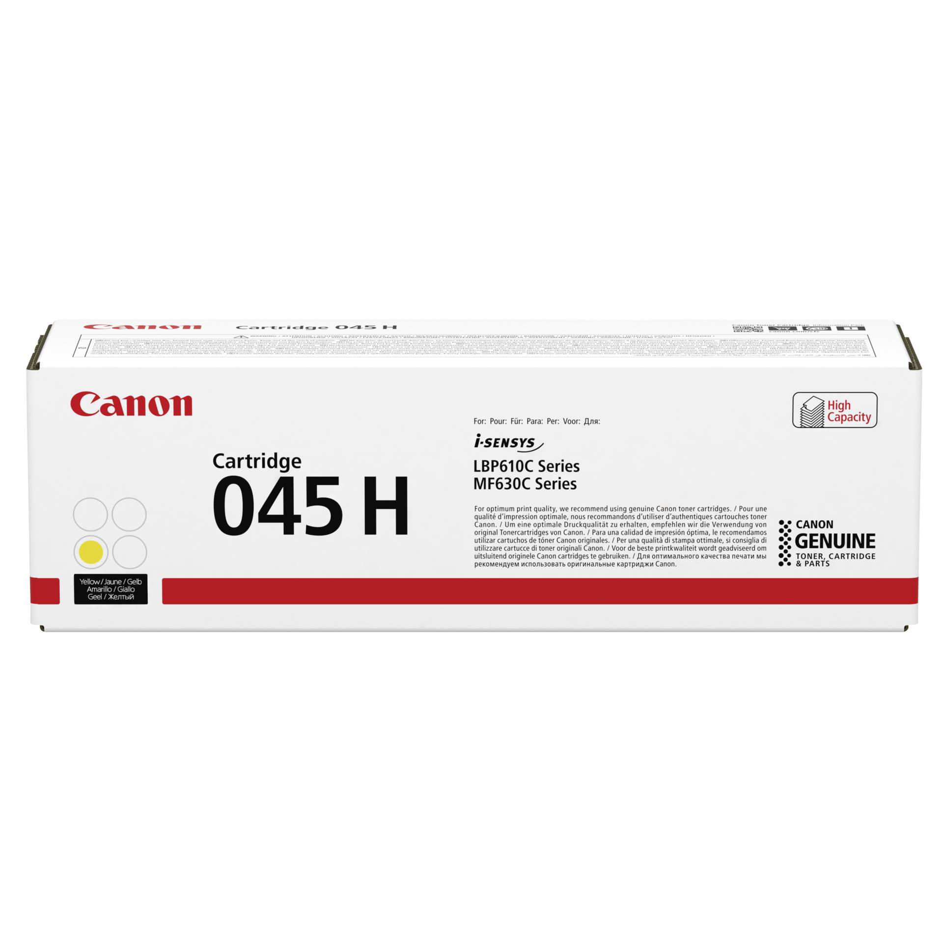 Canon Toner Cartridge 045 H Y  yellow