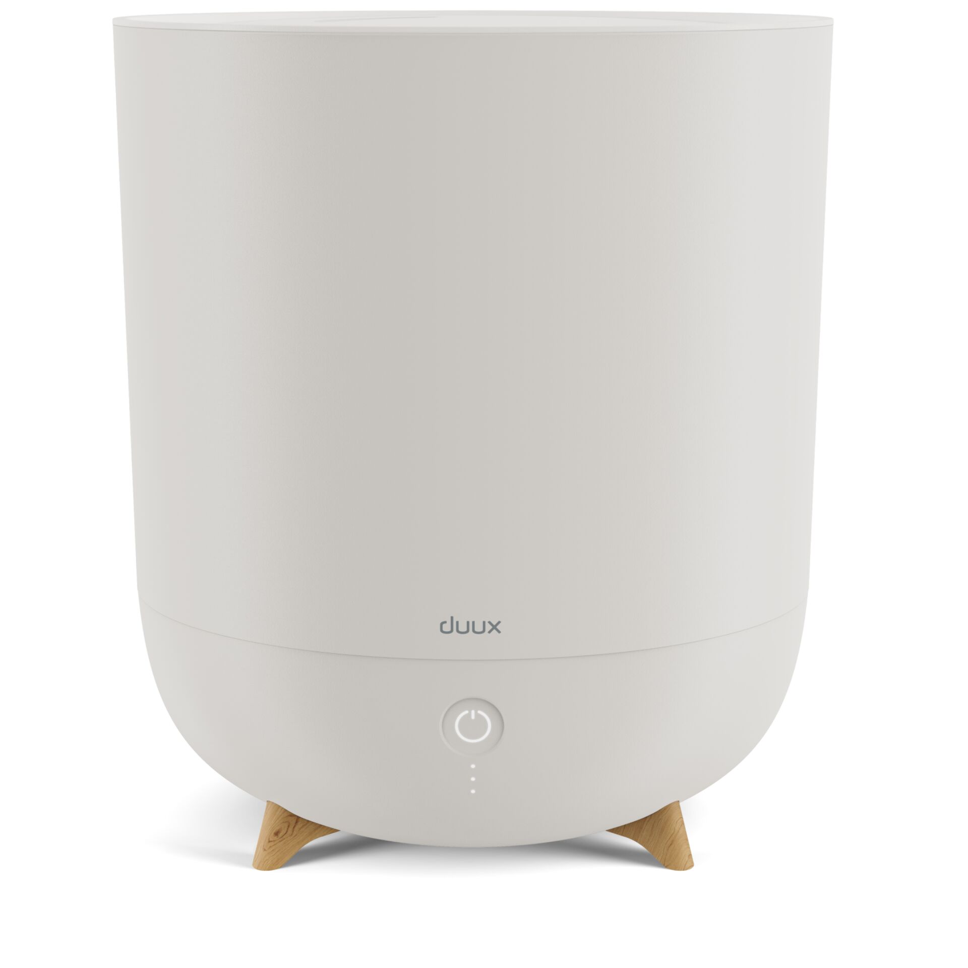 Lautsprecher, Luftbefeuchter, hölzerne Füße, weiß, kugelförmiges Design