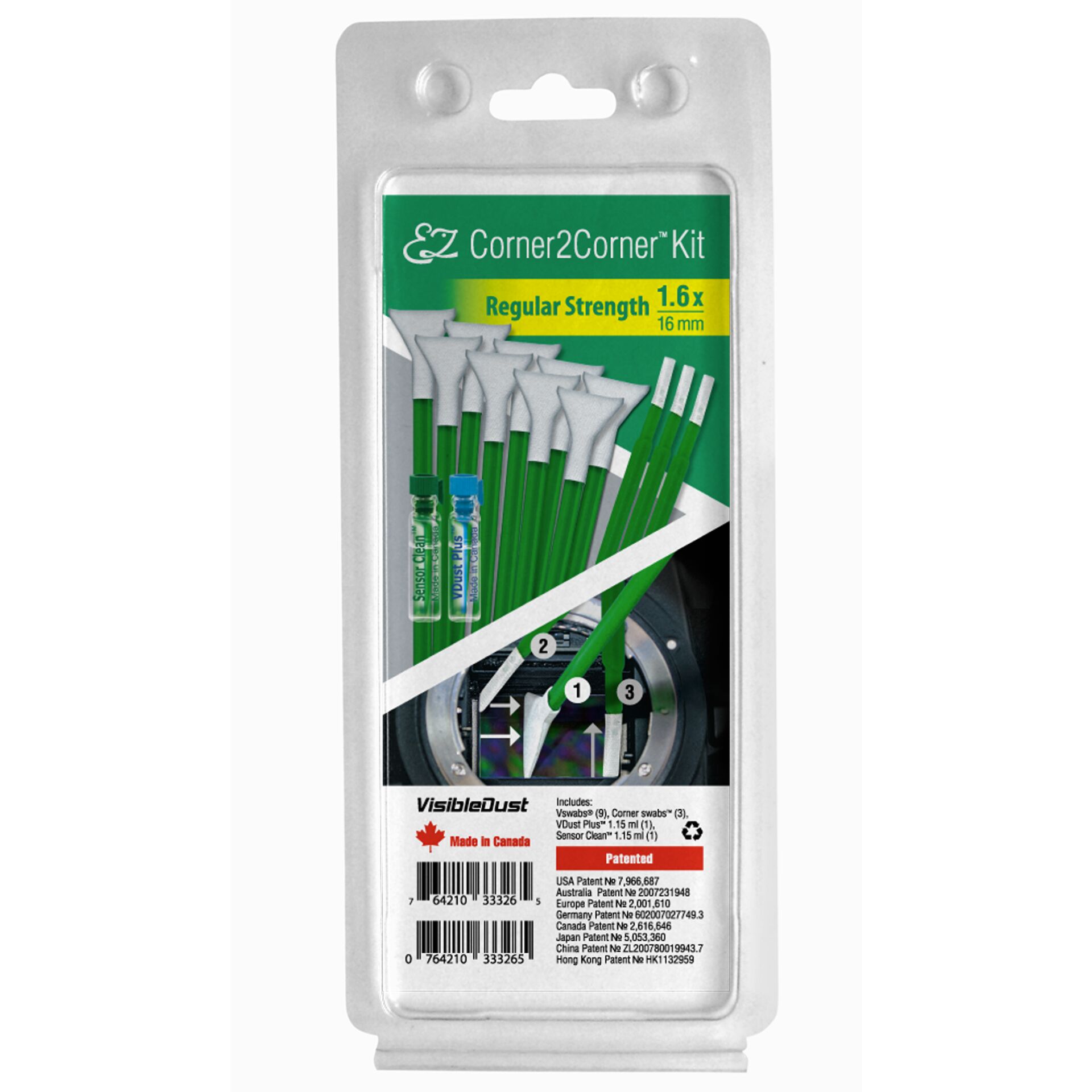 Visible Dust EZ Corner2Corner  Kit 1.6x regular strength
