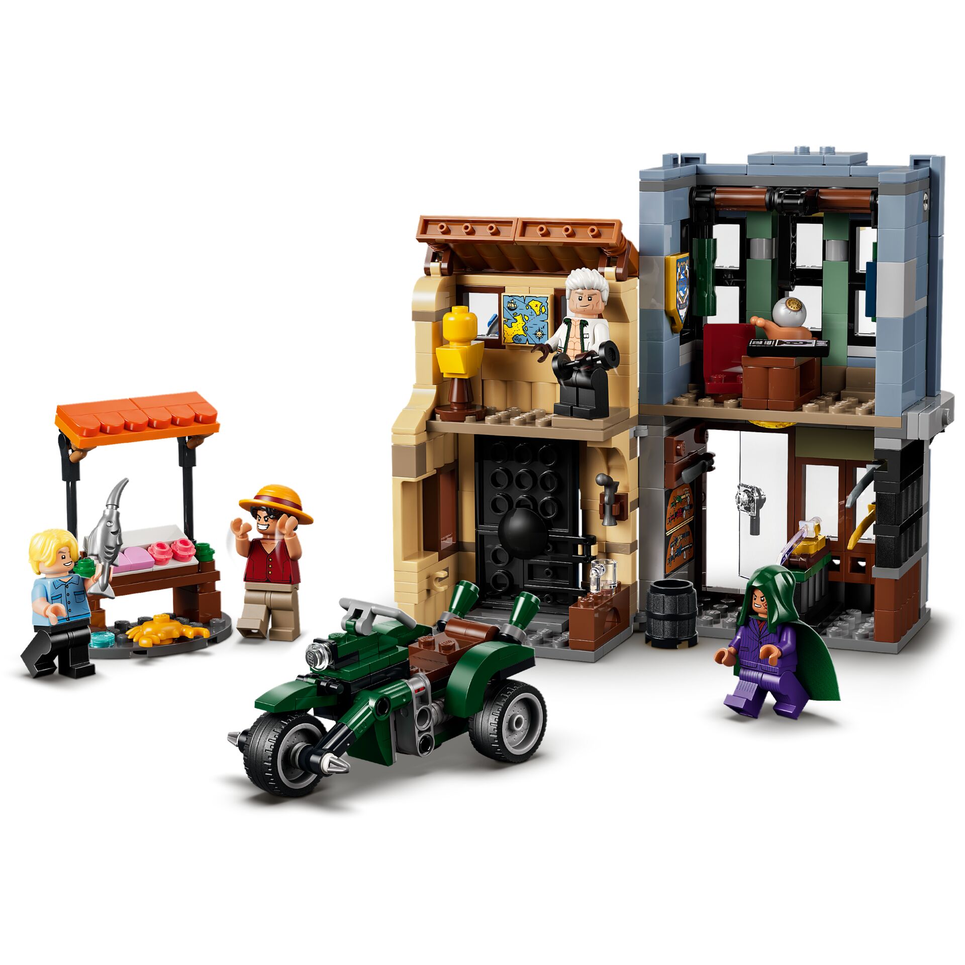 Lego, Kaufhaus, Motorrad, Figuren, Szene