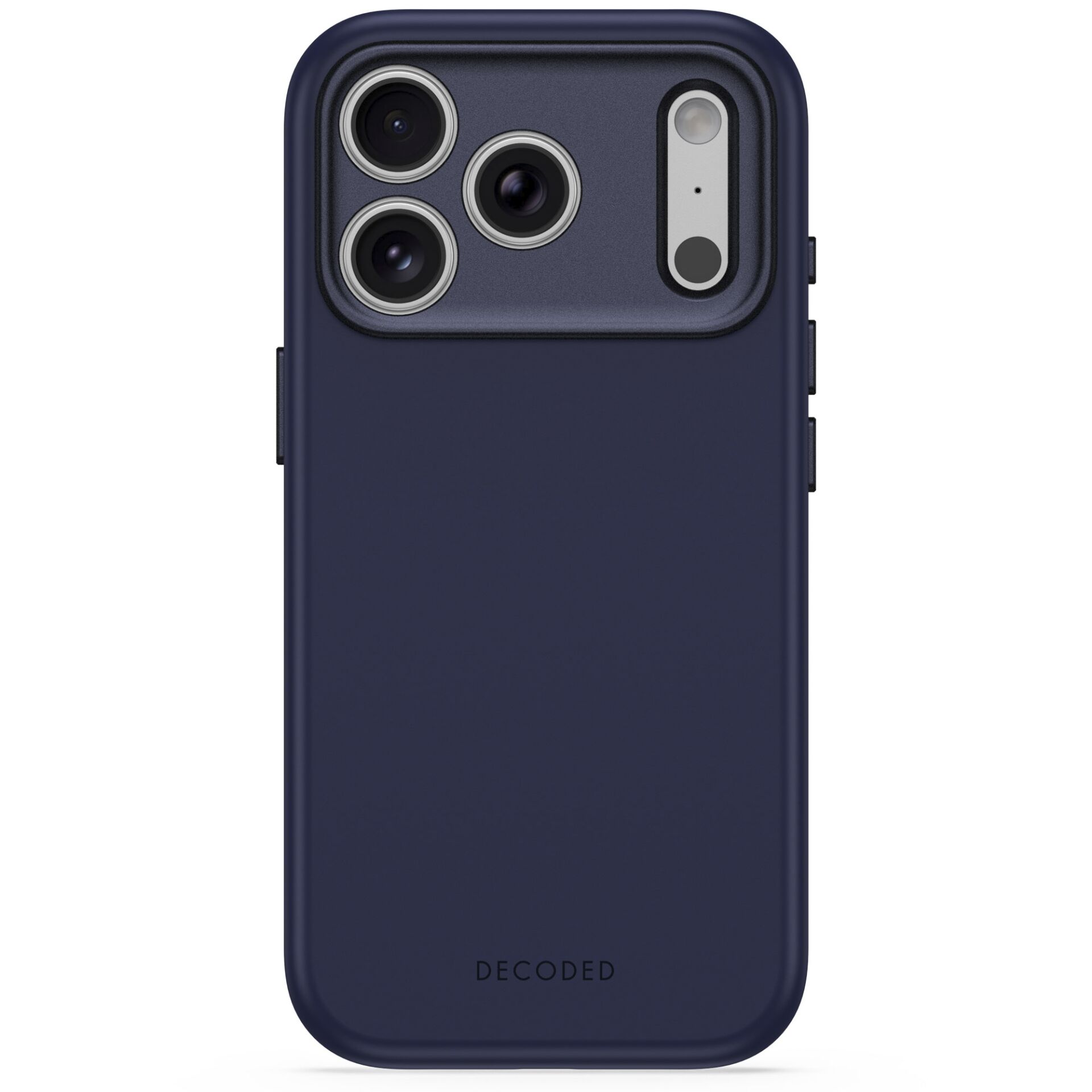 smartphone case, iPhone case, navy blue, three-camera, protective case