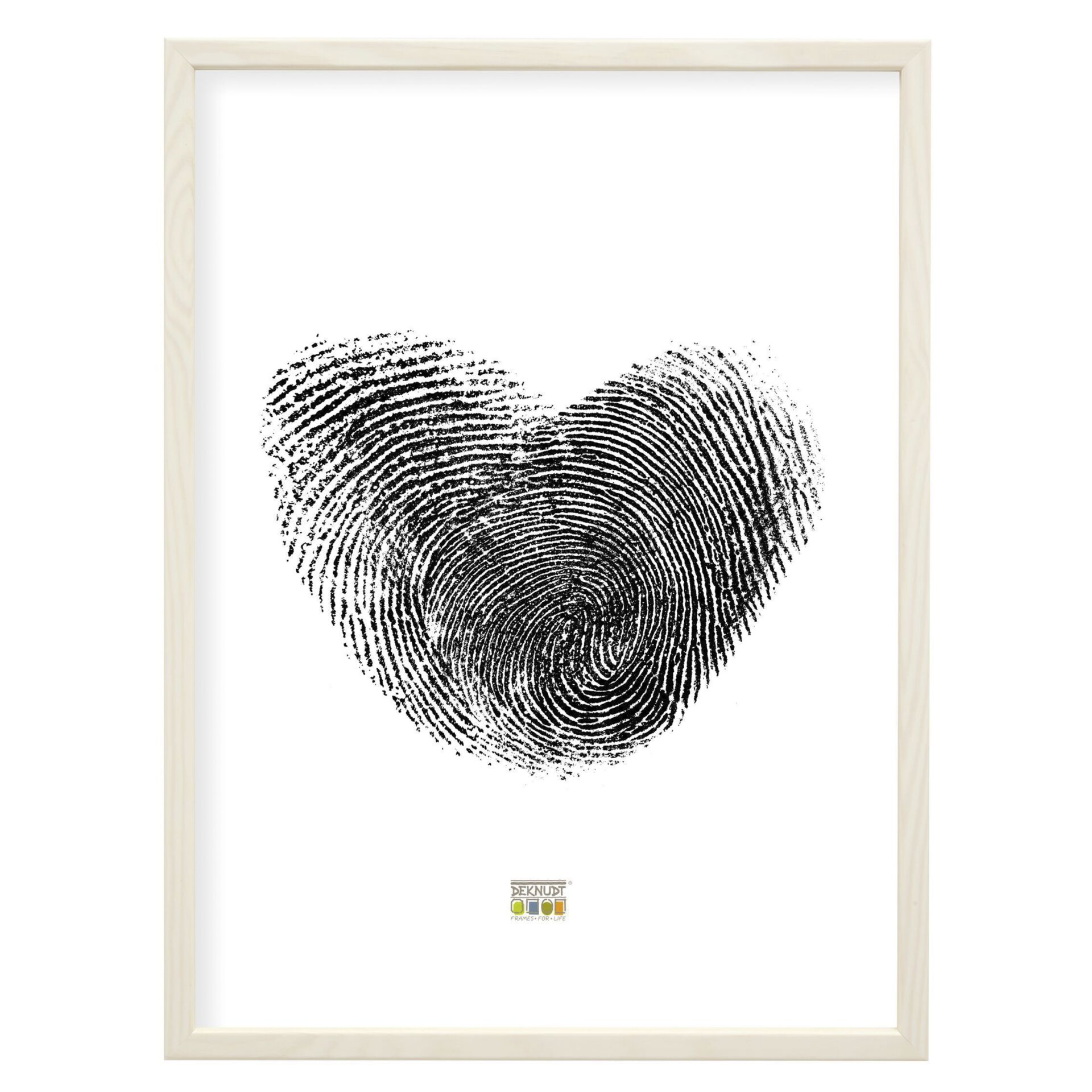 Deknudt S41JL1 DIN A3    29,7x42  Holz weiß, schmale Leiste