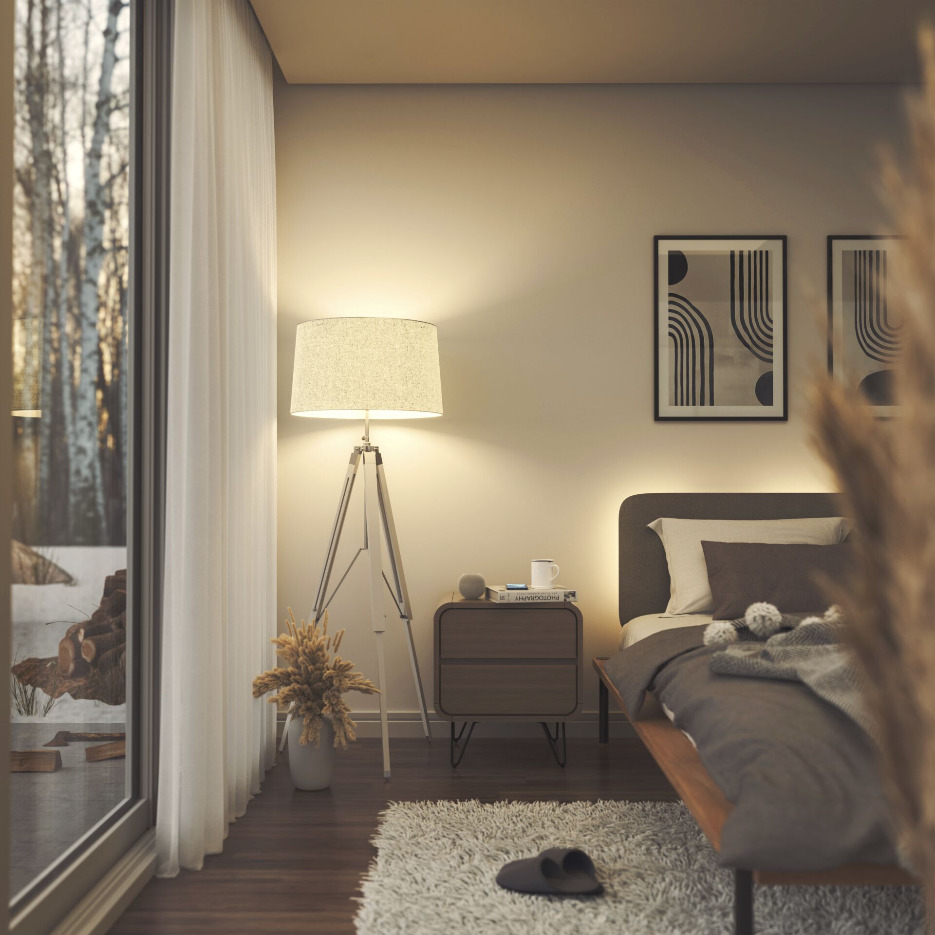 Lampe, Tasse, Schuh, Malerei, Inneneinrichtung