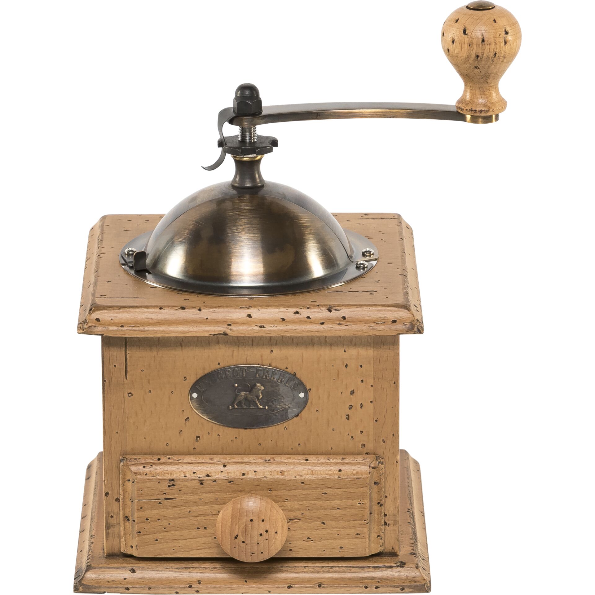 manuelle mahl, handkurbelschreiber, Holz-Kaffeemühle, Kaffeemühle, Holz）