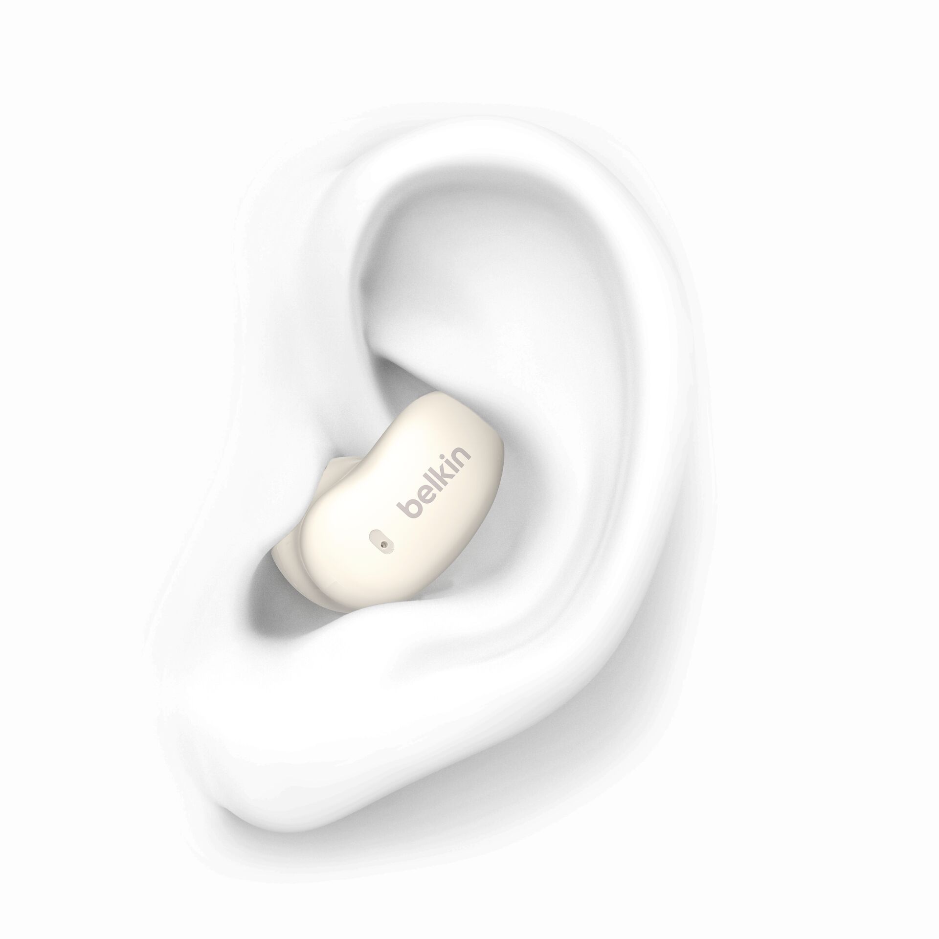 in-ear, Ohrstöpsel, weiß, Bluetooth, hörgerät-ähnlich