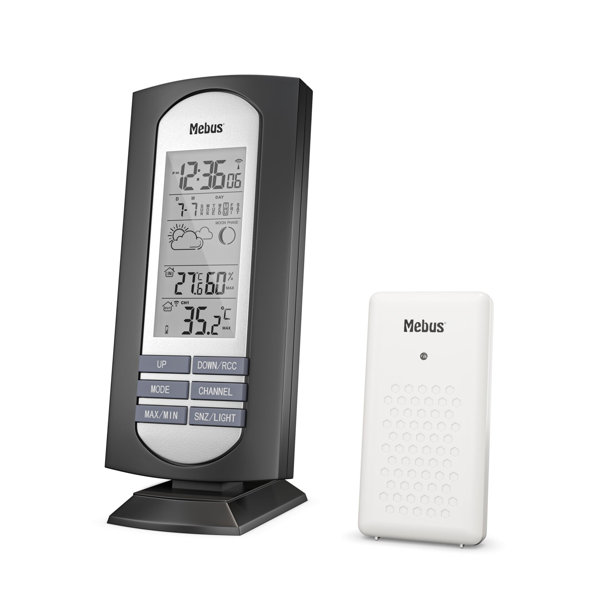 Digitales Wetterstation, Wetterüberwachung, Vorhersageanzeige, LCD-Bildschirm, drahtloser Sensor