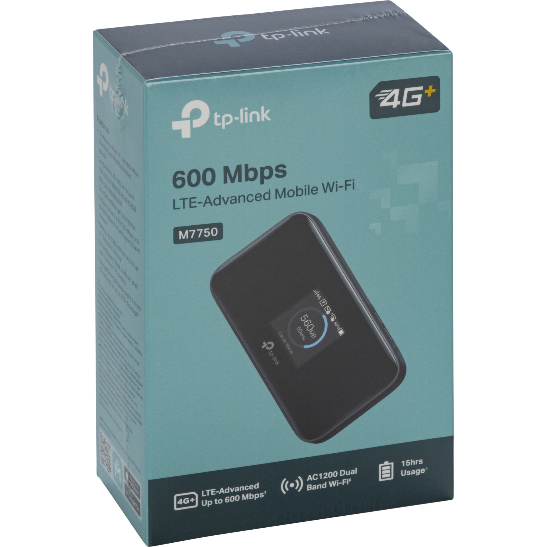Wi-Fi Router, Portable Wi-Fi Hotspot, LTE modem, 600 Mbps, M7750