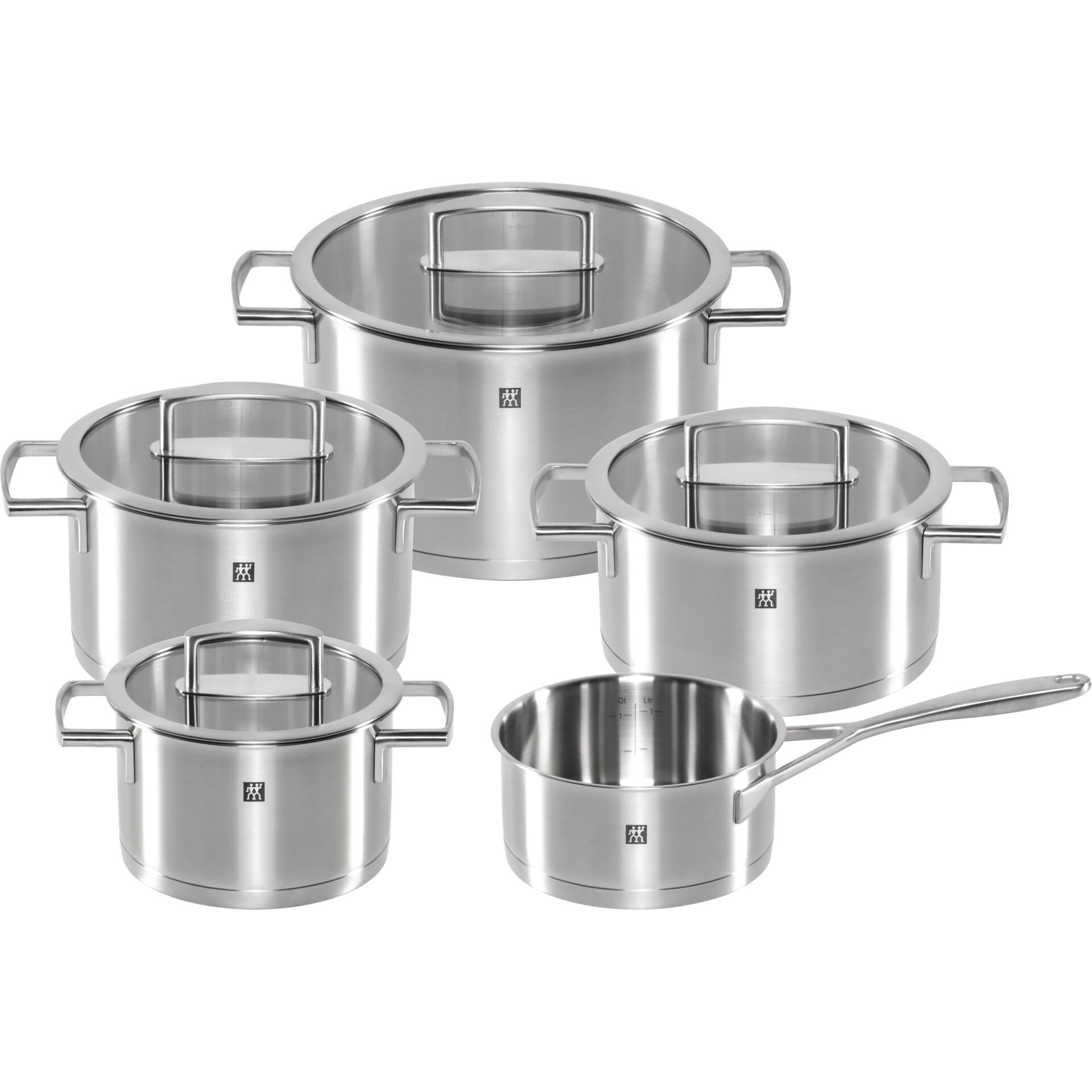 stahl, topfset, edelstahl, kochtopf, geschirrset