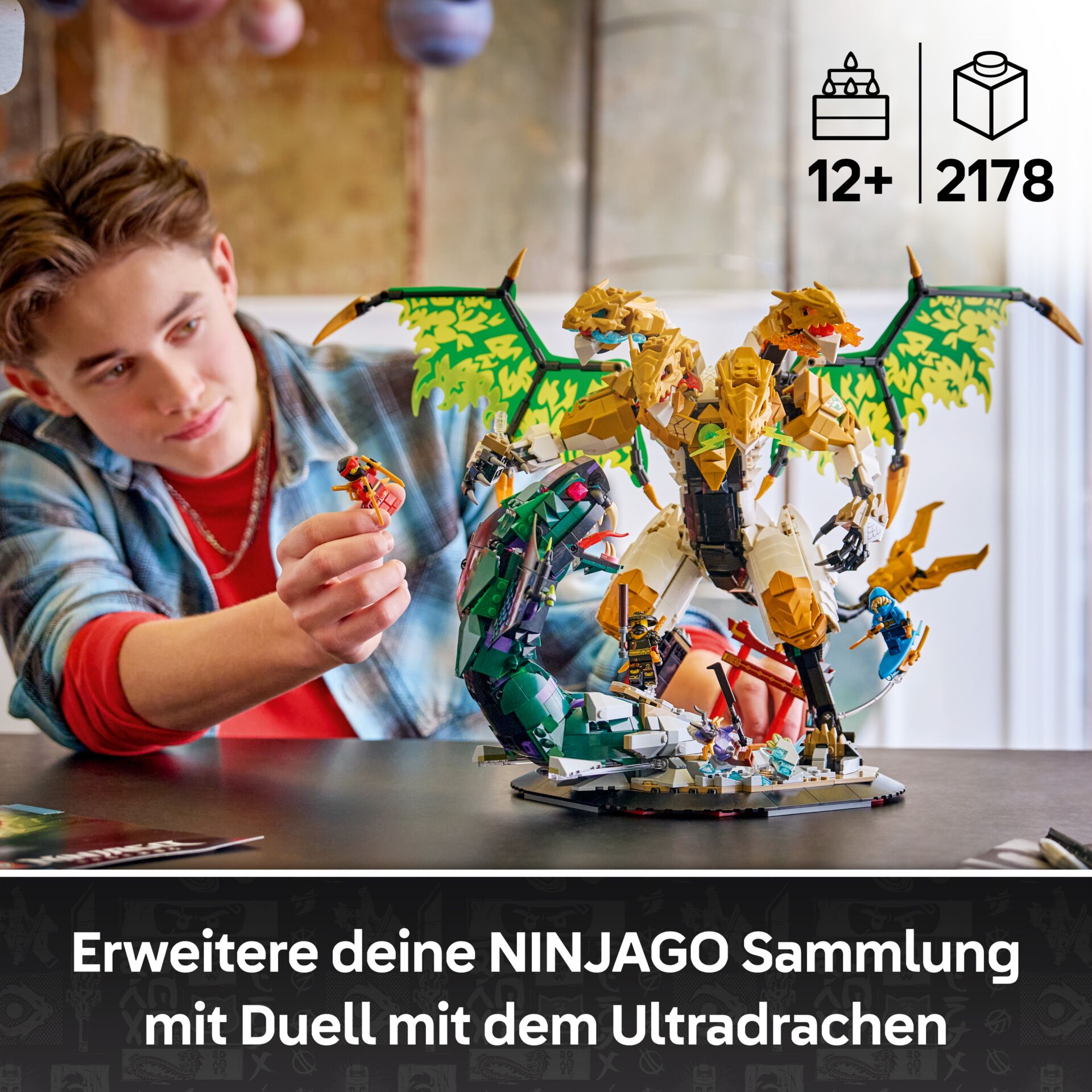 LEGO, Drache, Mecha, Konstruktionsset, Bauanleitung