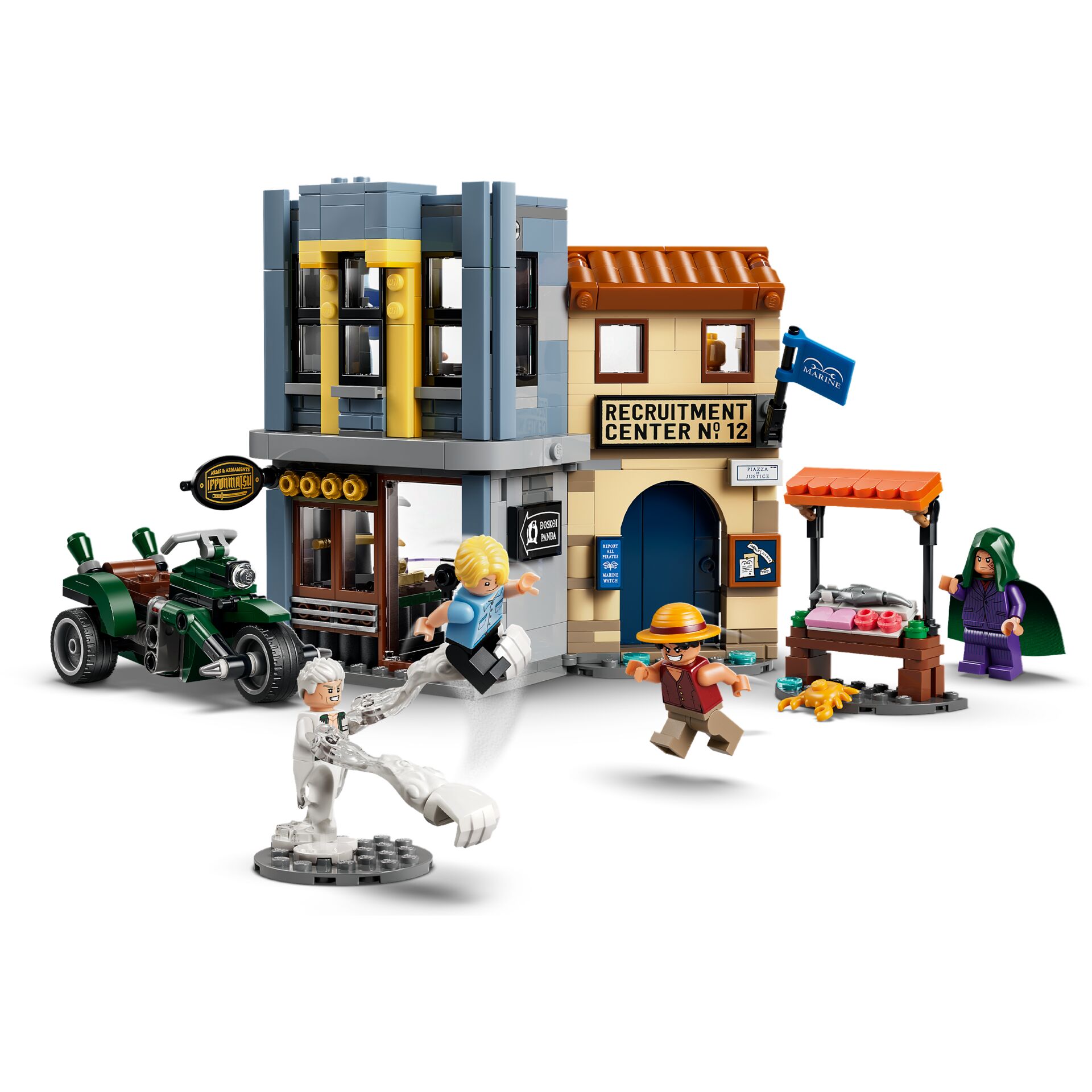 Lego, Bausteine, Stadtset, Recruitment Center, Minifiguren