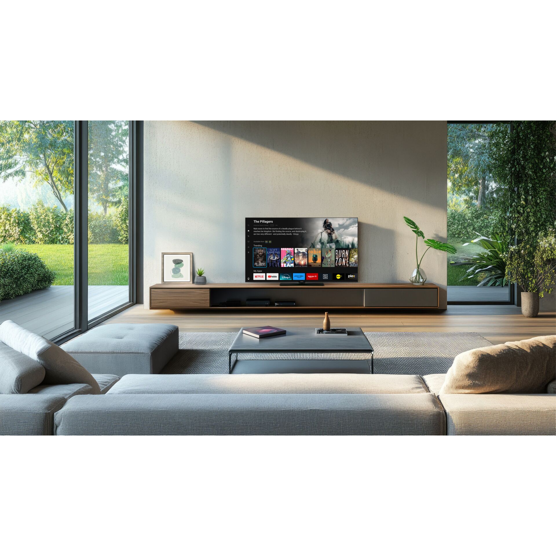 Innenarchitektur, Wohnzimmer, Buch, Couch, Überwachen, Innenarchitektur, Wohnzimmer, Buch, Couch, Überwachen