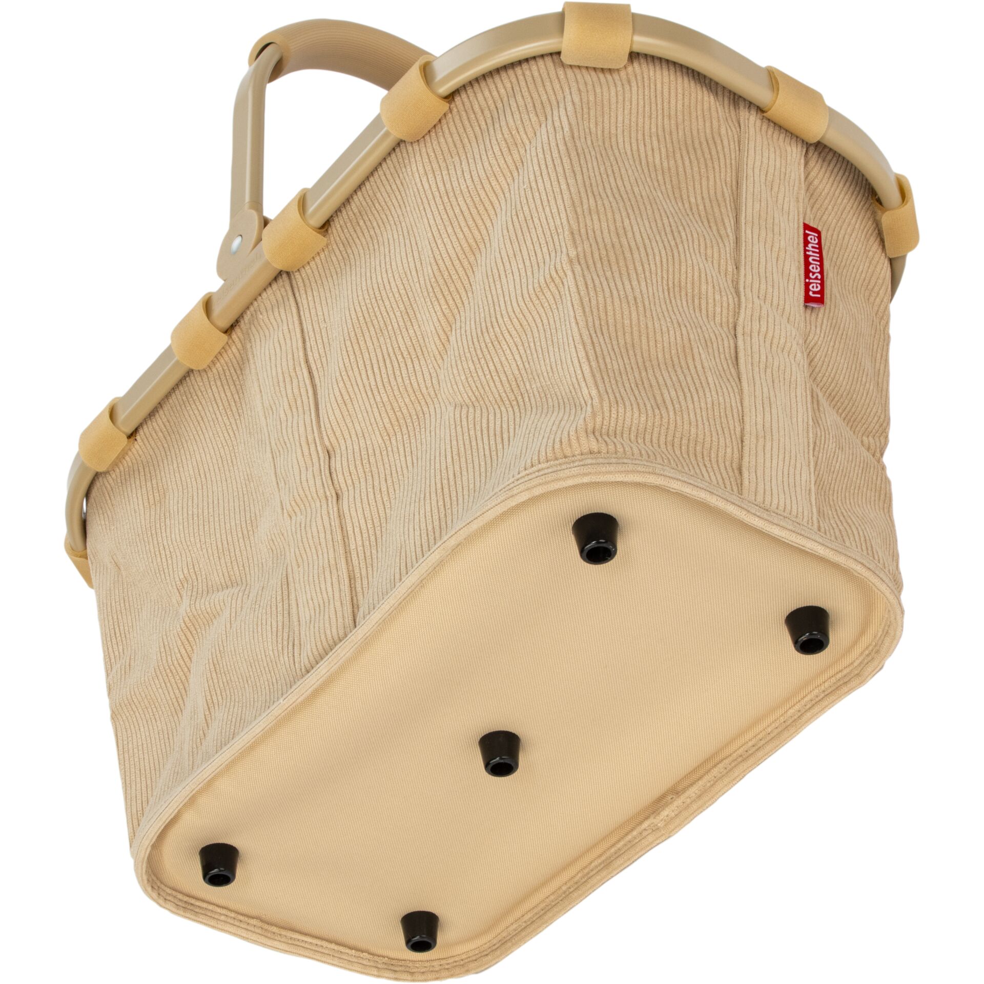 Kosmetiktasche, Beutel, Corduroy, Beige, Nasenbepuffer?