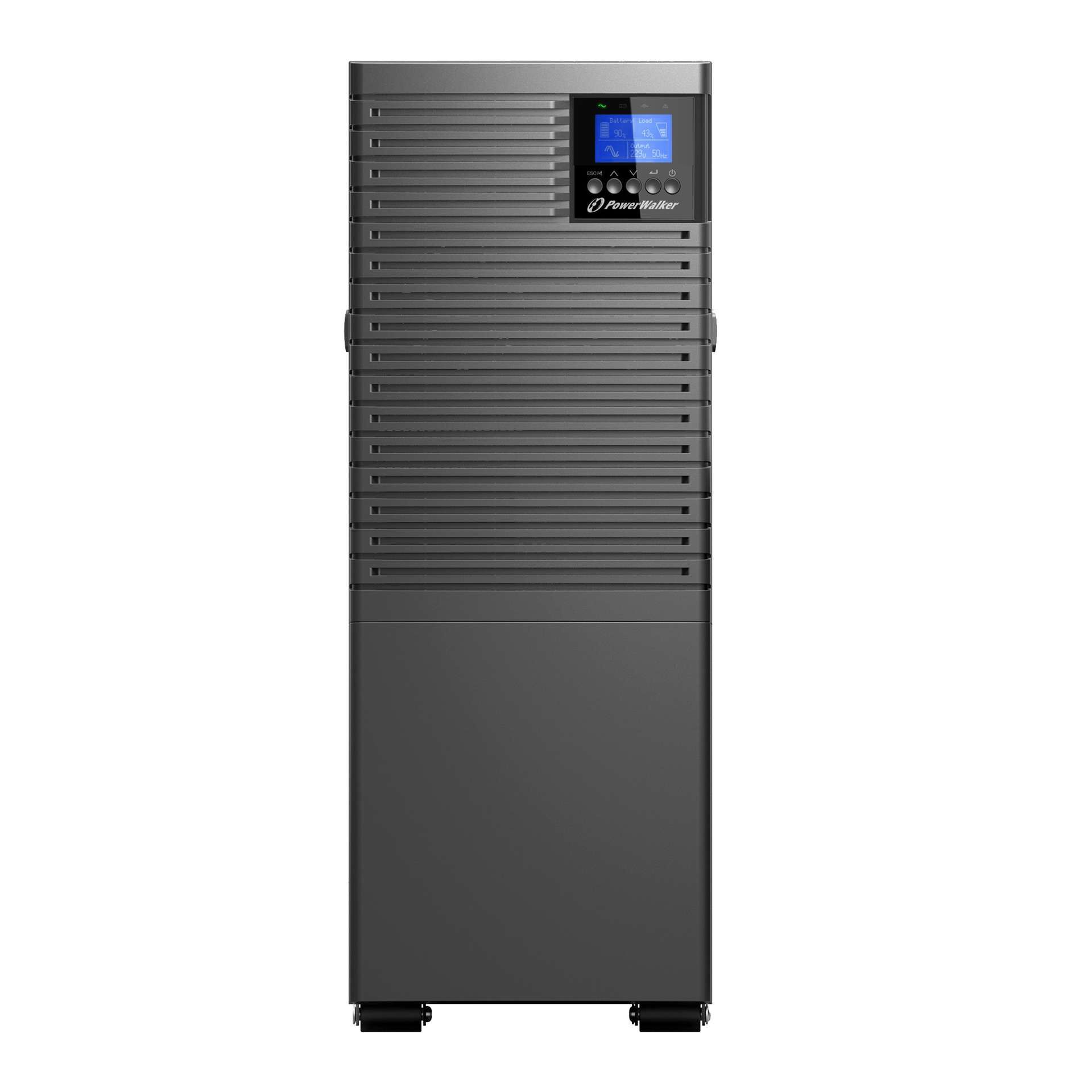 USV, Stromversorgung, PowerWalker, Rack-Tower, HD-Display