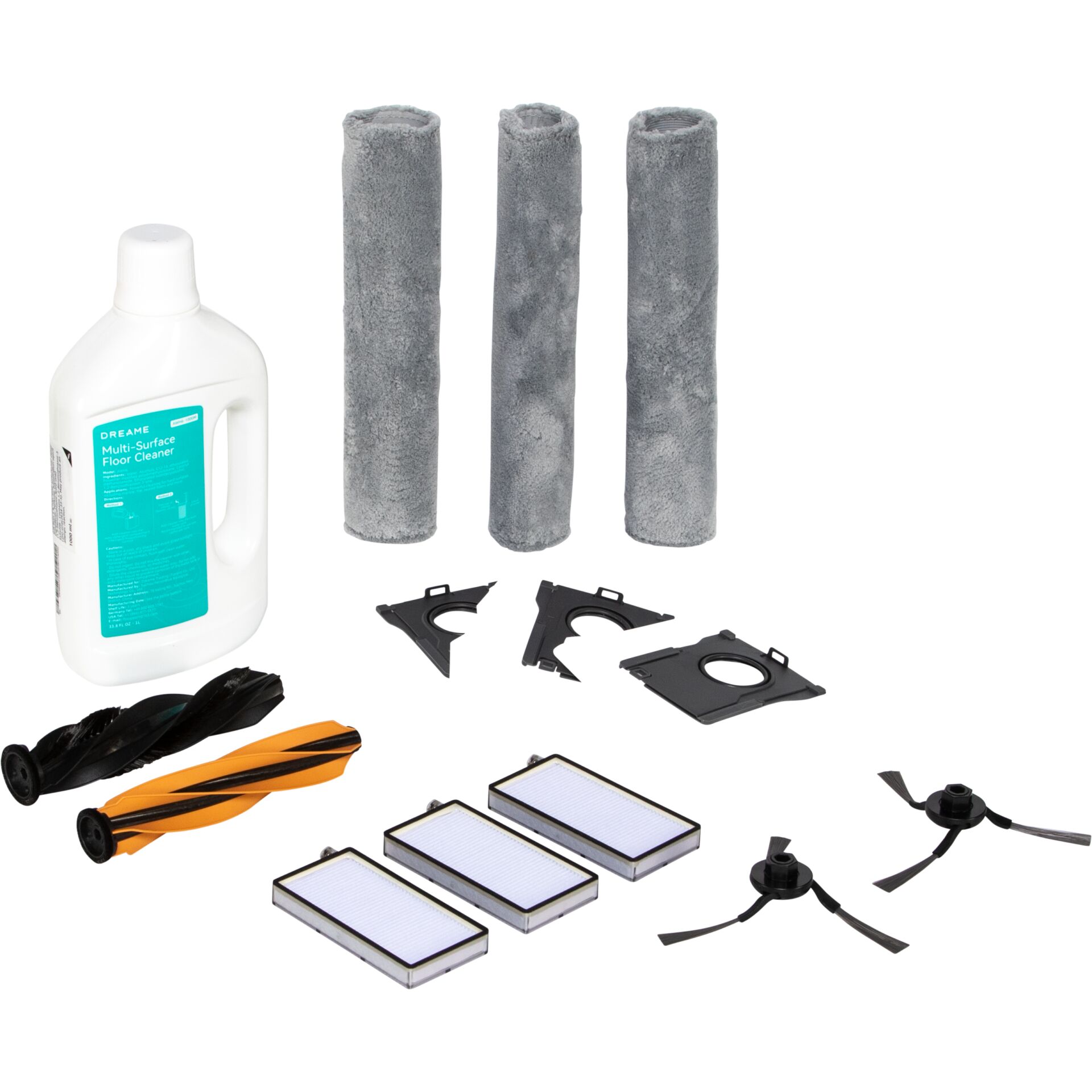 Reinigungsset, Filterschwämme, Mikrofaserscheibe, Filterklebebänder, Flächenreiniger