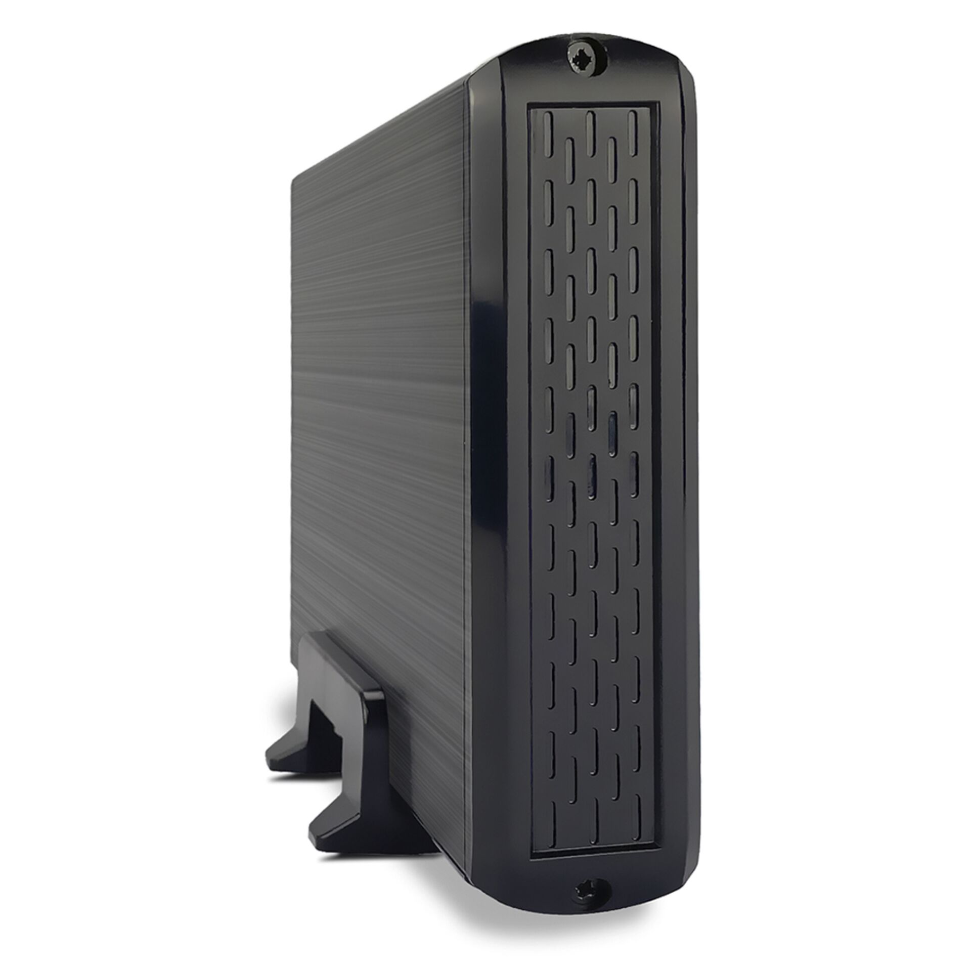 Externe Festplatte, 2.5 Zoll, Schwarz, Gehäuse mit Muster, Standfuß