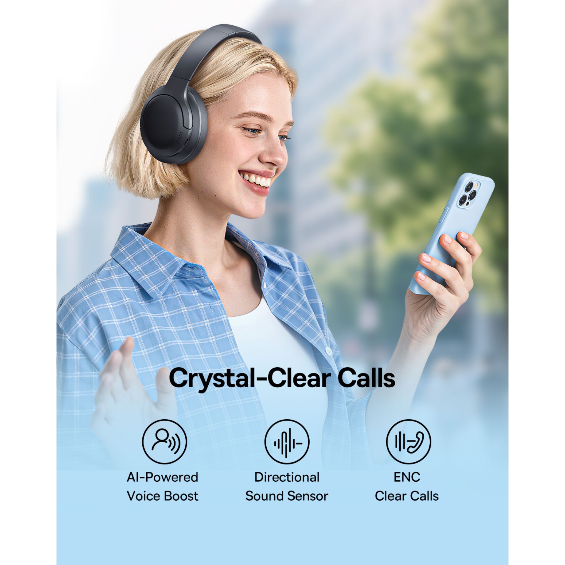 Elektronik, Kopfhörer, Werbung, Person, Frau