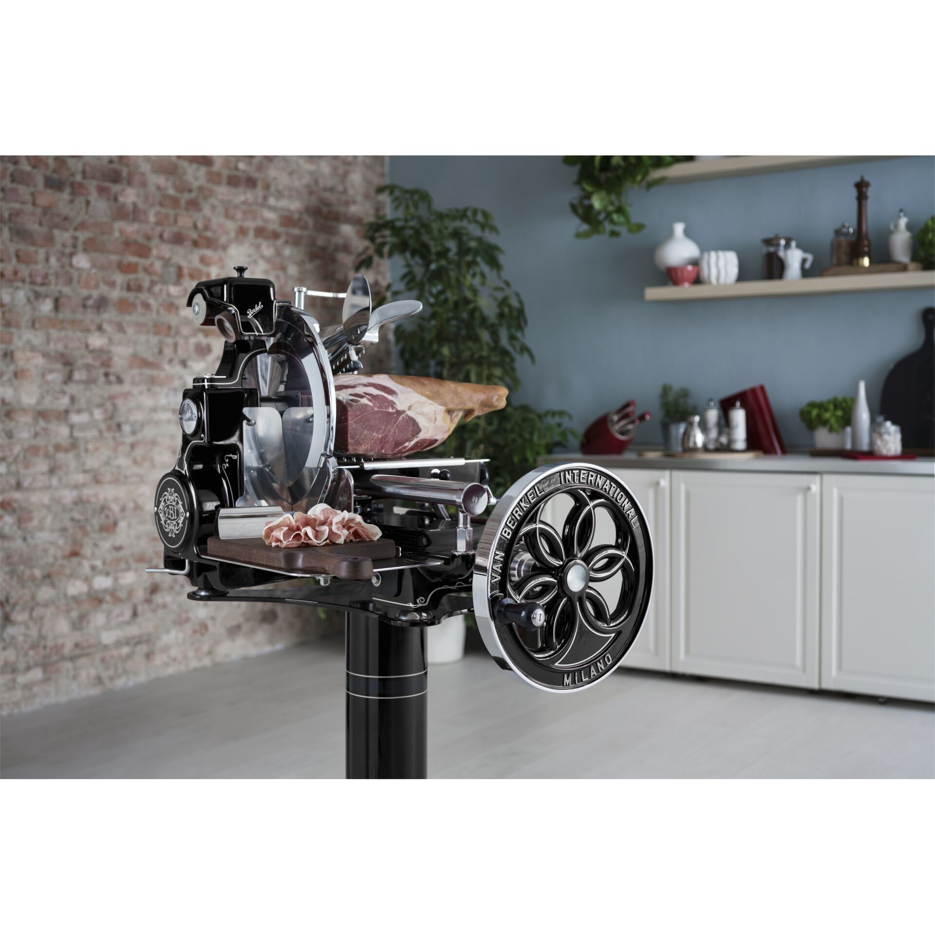 Schneidemaschine, Metzger-Messer, Schneidwerkzeug, Küchengerät, Metall