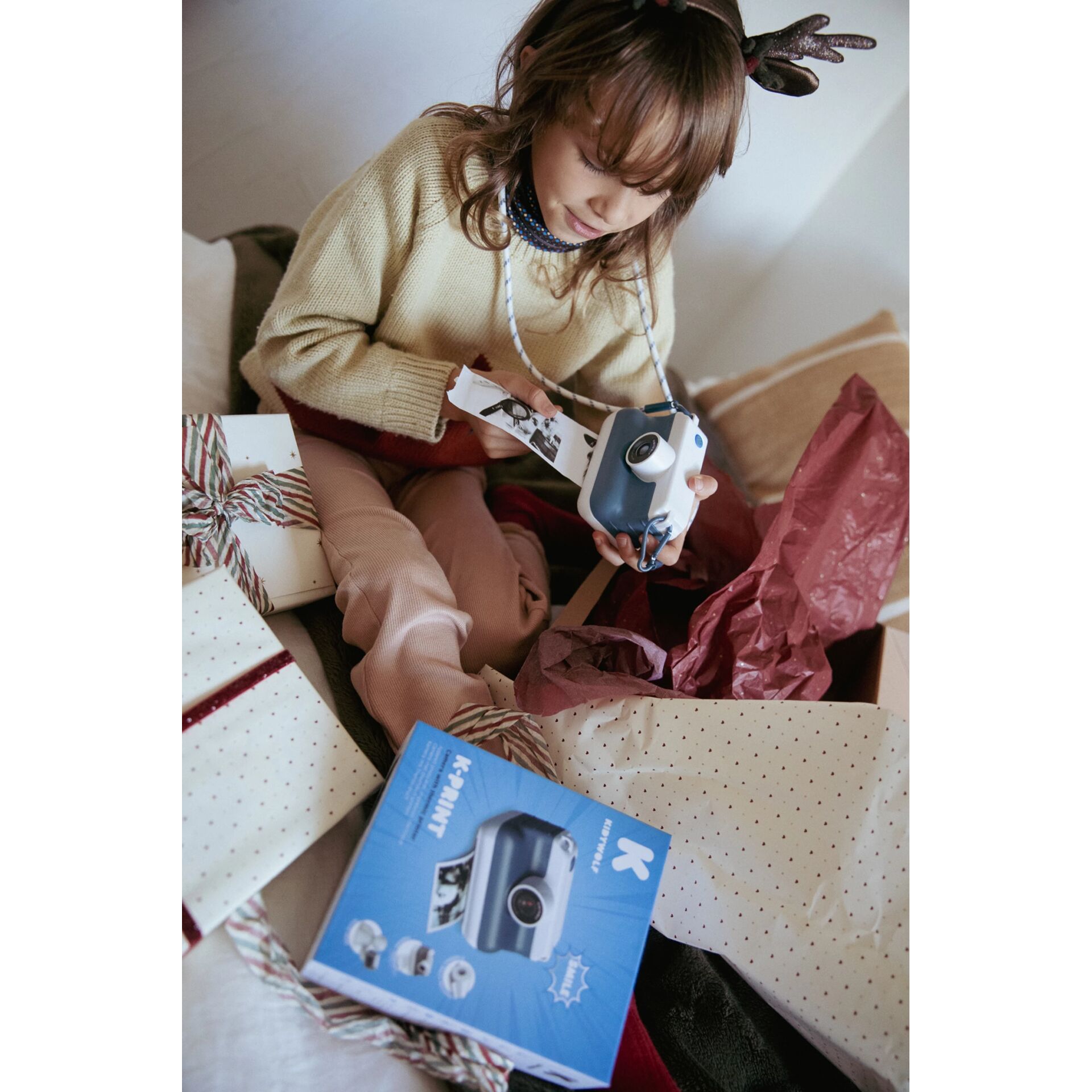 kamera, polaroid, geschenk, verpackung, spielzeug