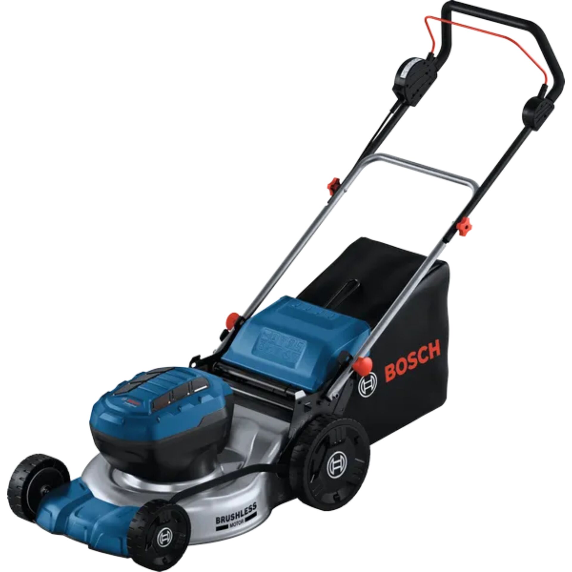 Rasenmäher, Grasauffangbehälter, Batteriebetrieb, BRUSHLESS Motor, Bosch