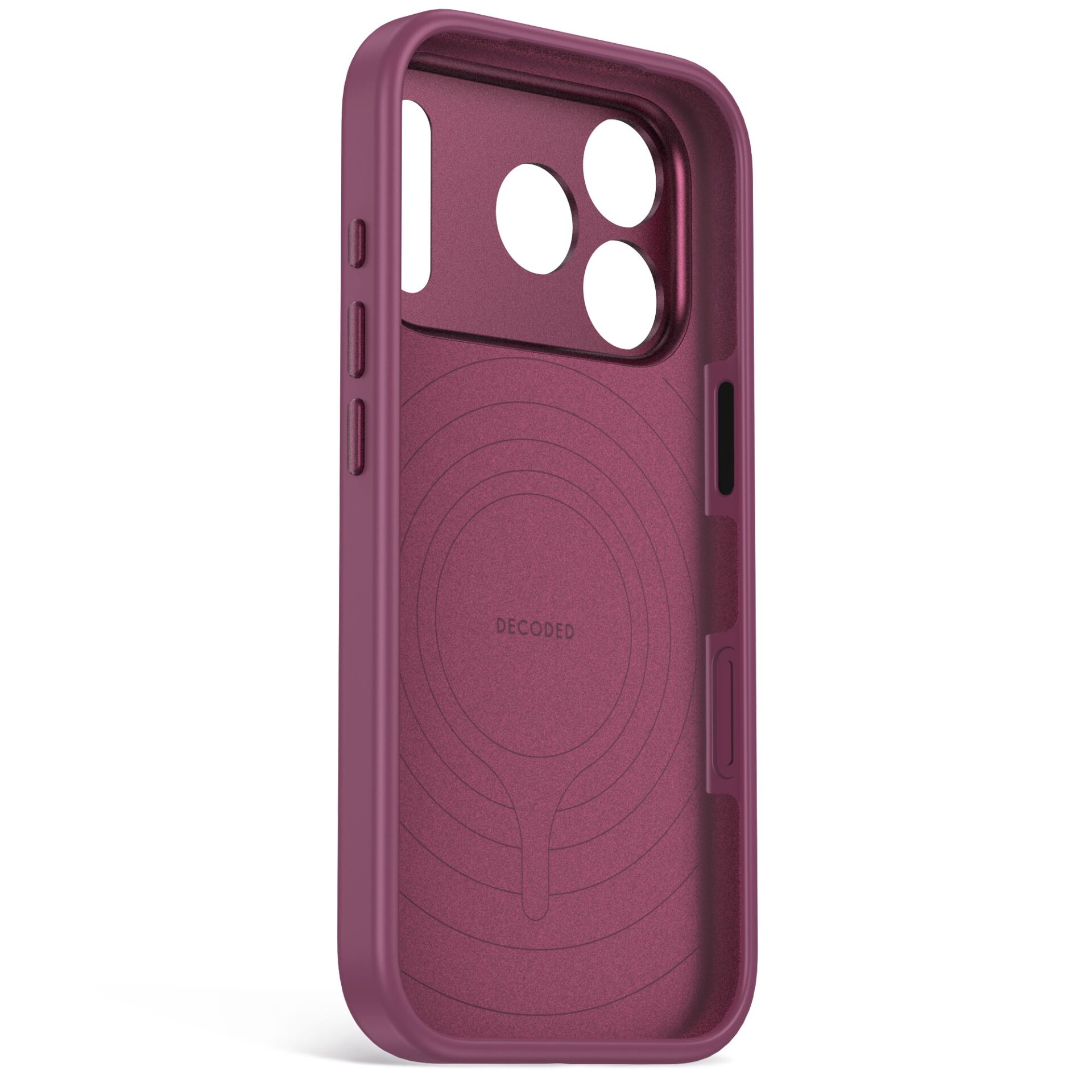 case, Telefonhülle, Magenta, Lippenstift-pink, kabelloses Laden kompatibel