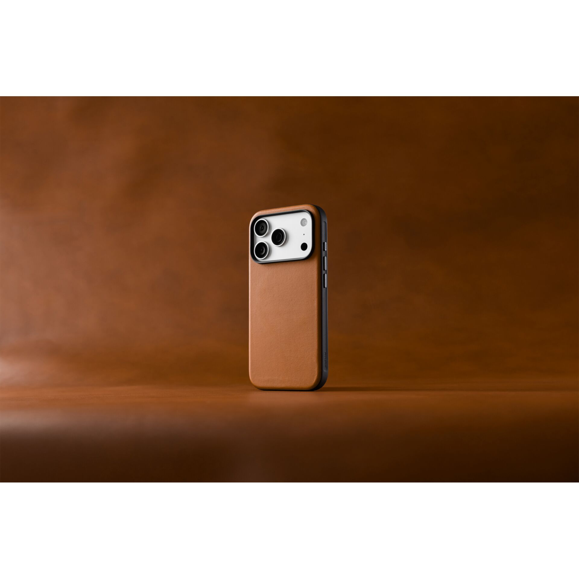 smartphone, kamera-schutz, lederhülle, braun, rückseite
