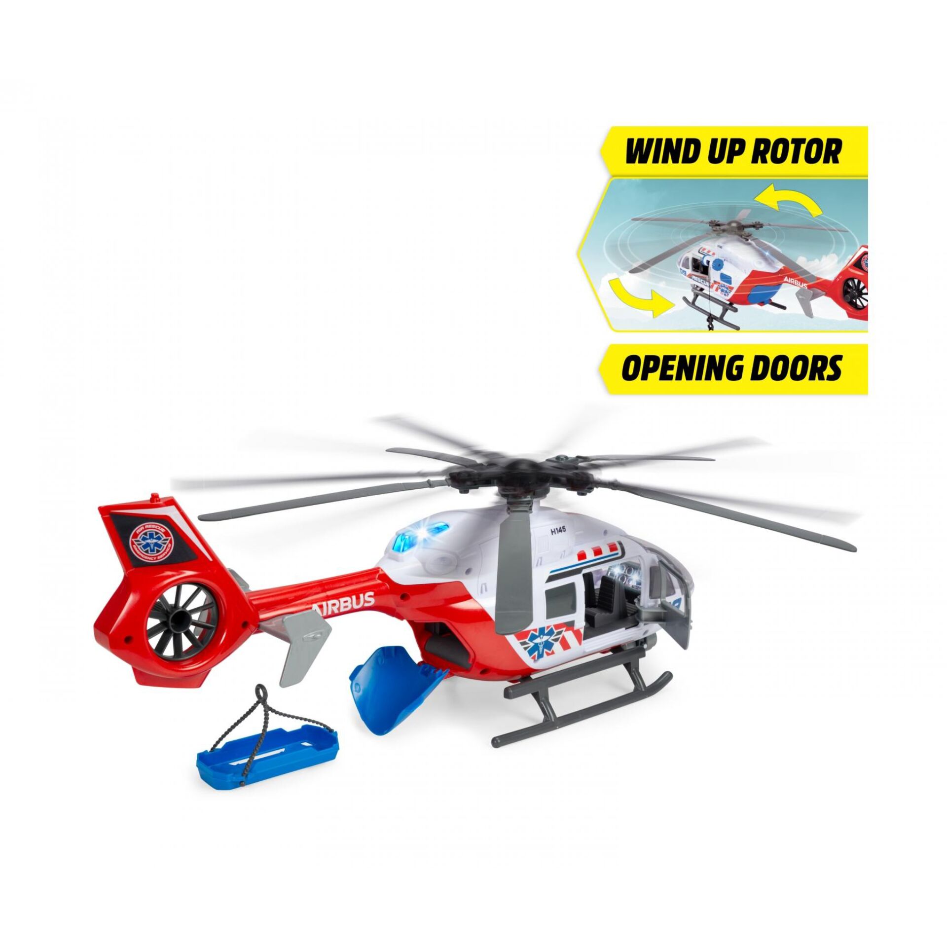 Helicopter, Toy, Rescue, Airbus, Rotor