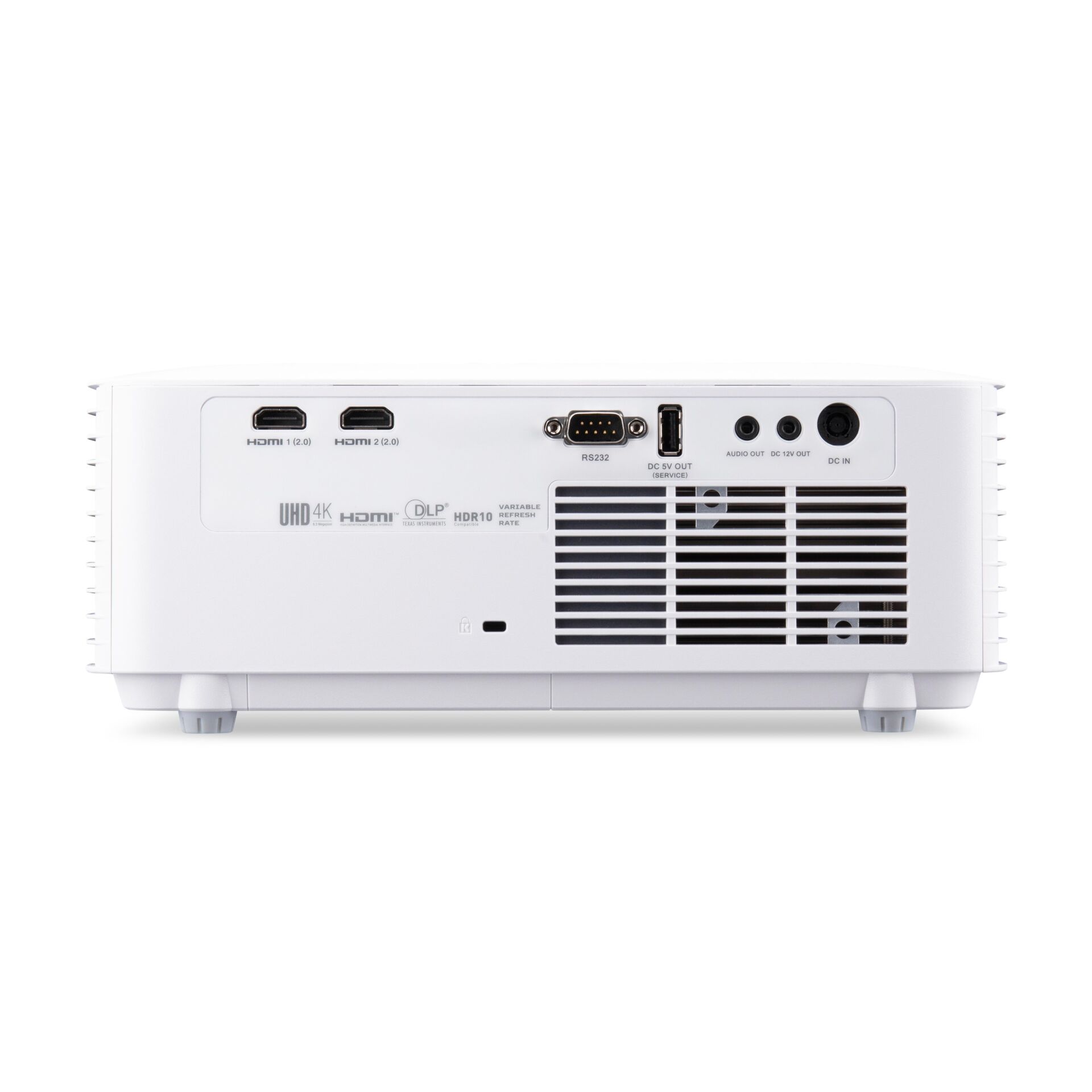 Beamer, Projektor, HDMI, Vorderseite, Lüftergitter