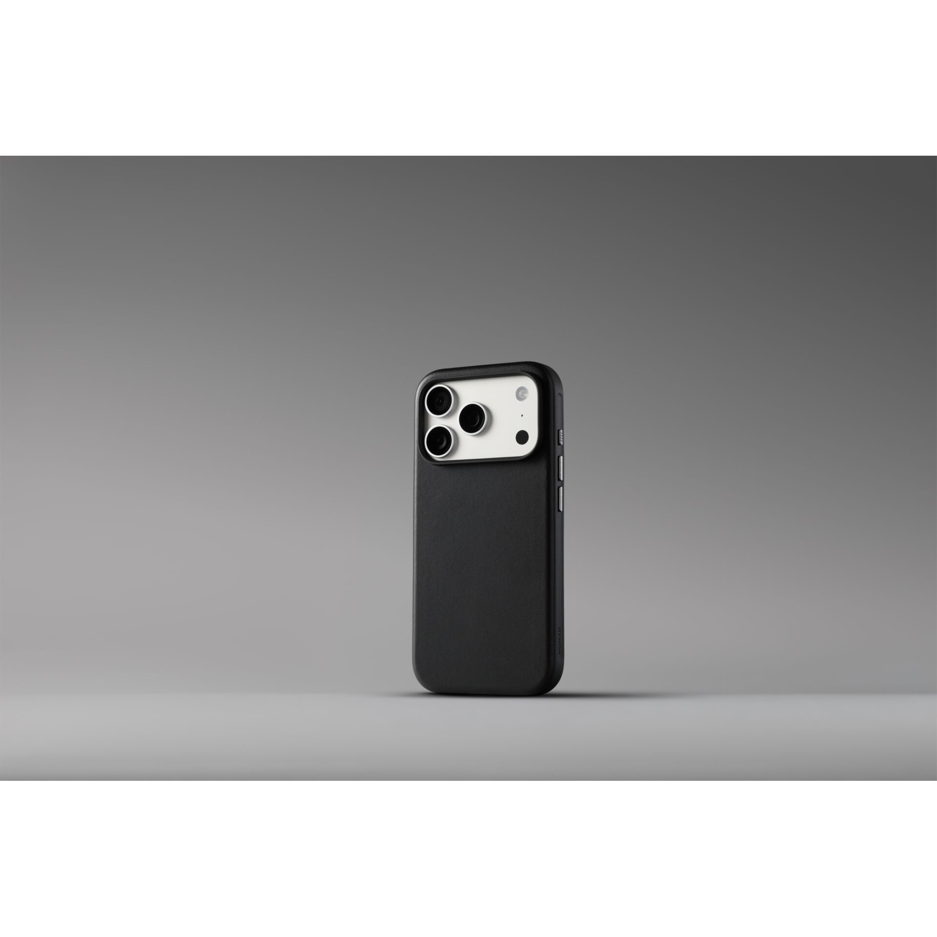 smartphone-case, iPhone, schwarz, Leder, Schutzhülle