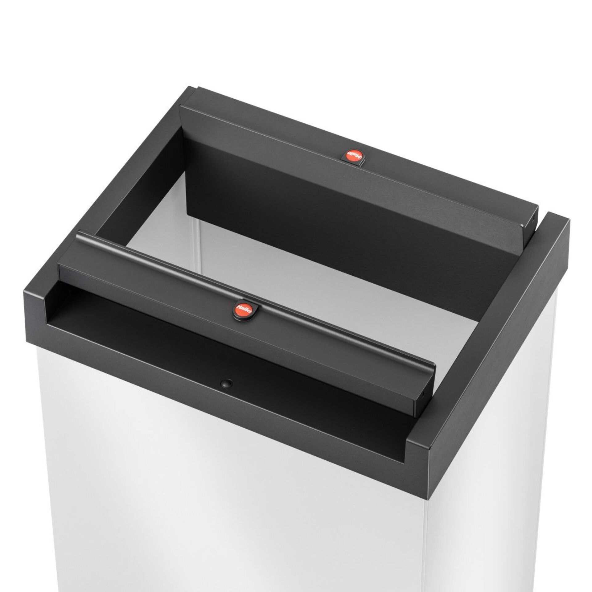 Abfalleimer, Papierkorb, Mülleimer, Standsystem, Metallrahmen