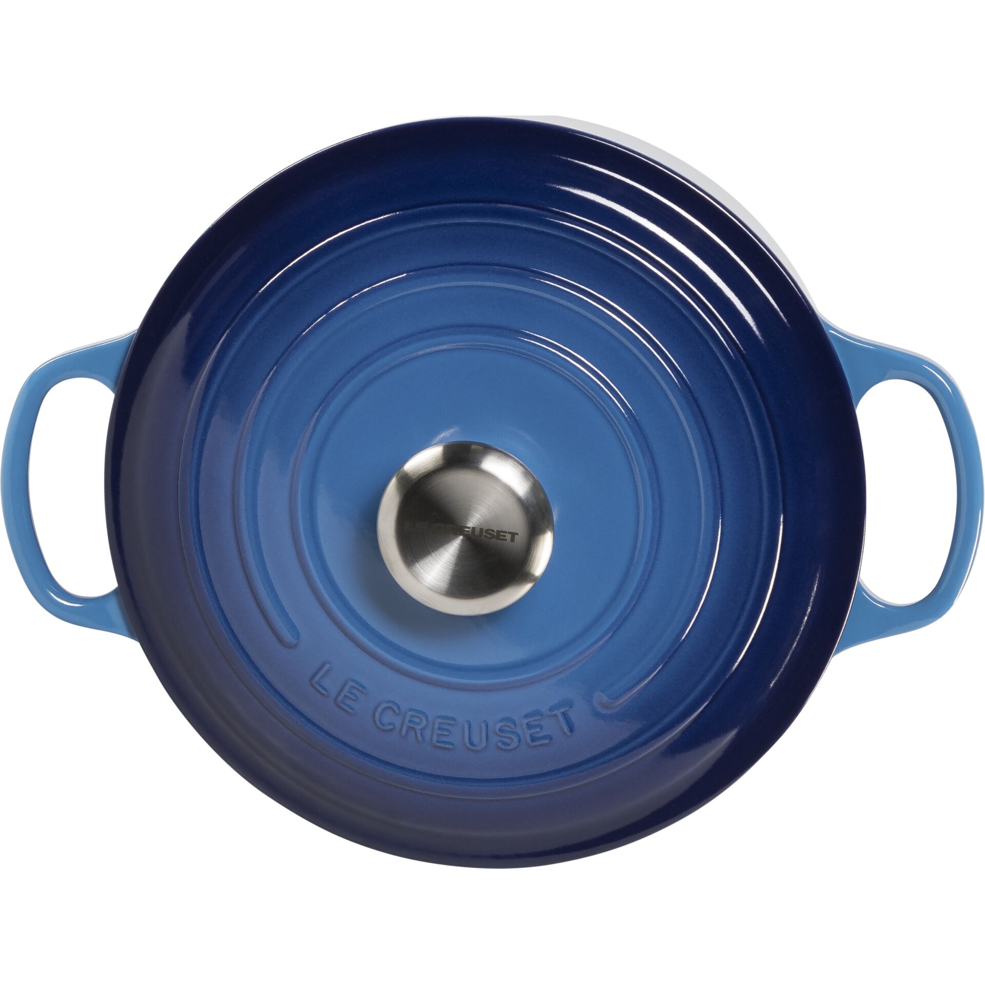 Dutchess, Blauer Topf, Deckel, Gusseisen?, Le Creuset