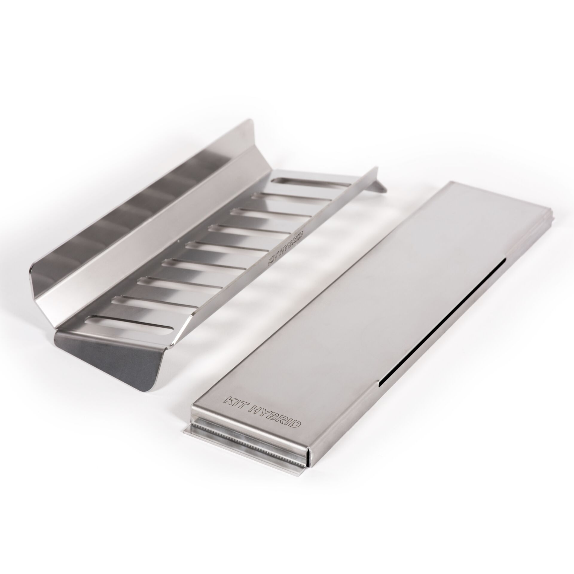 Alfa Forni Kit Hybrid für Moderno 2 Pizze Aluminium