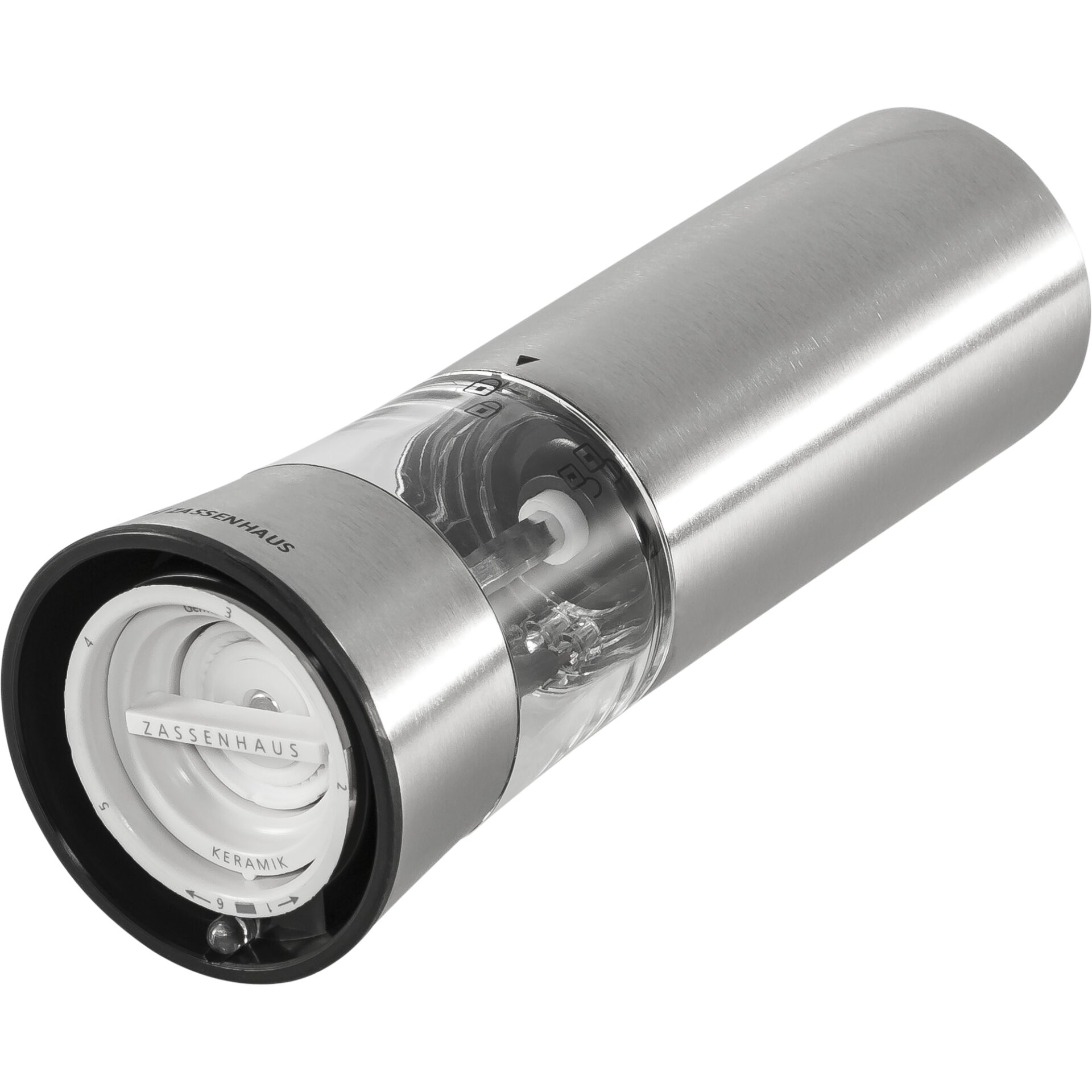 Kaffeemühlen-Automat, Kaffeemahlwerk, Keramikmahlwerk, Edelstahl, Kegelmahlwerk