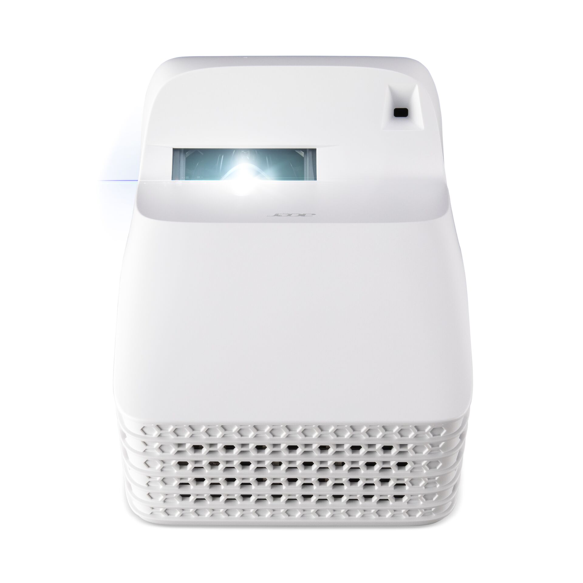 Tabletop projector, Mini projector, LED projector, White projector, Ventilation grid