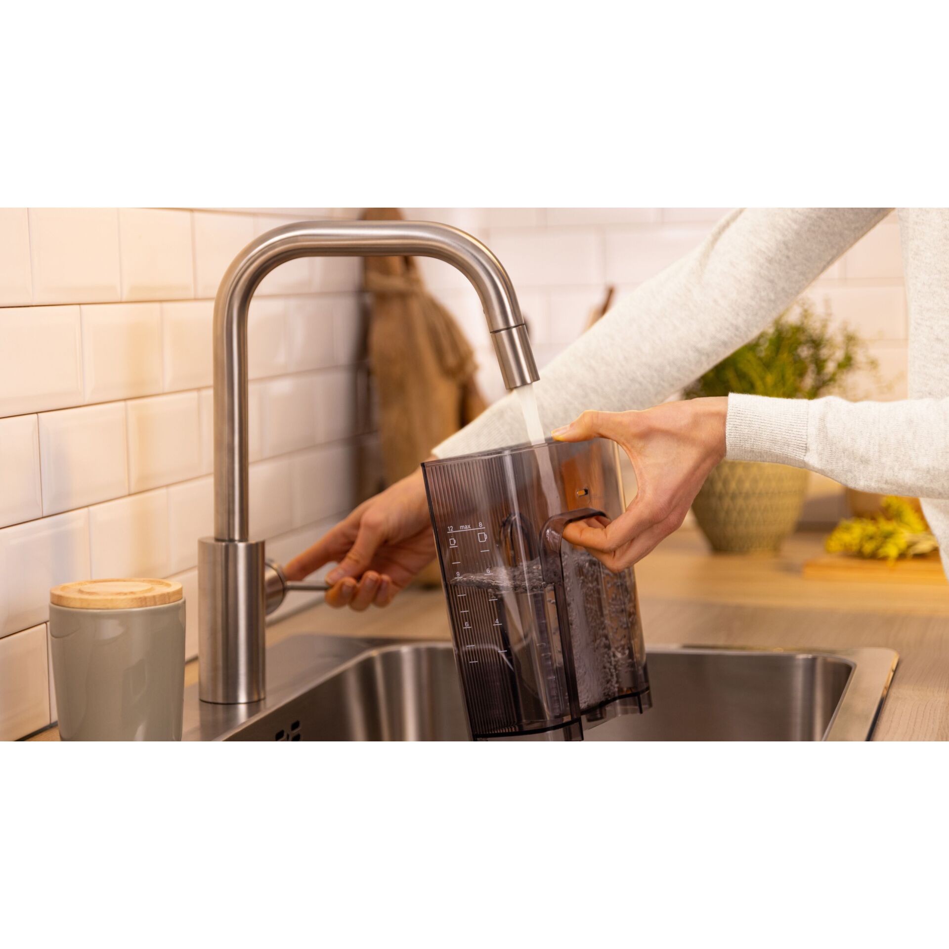 Sinken, Waschbeckenhahn