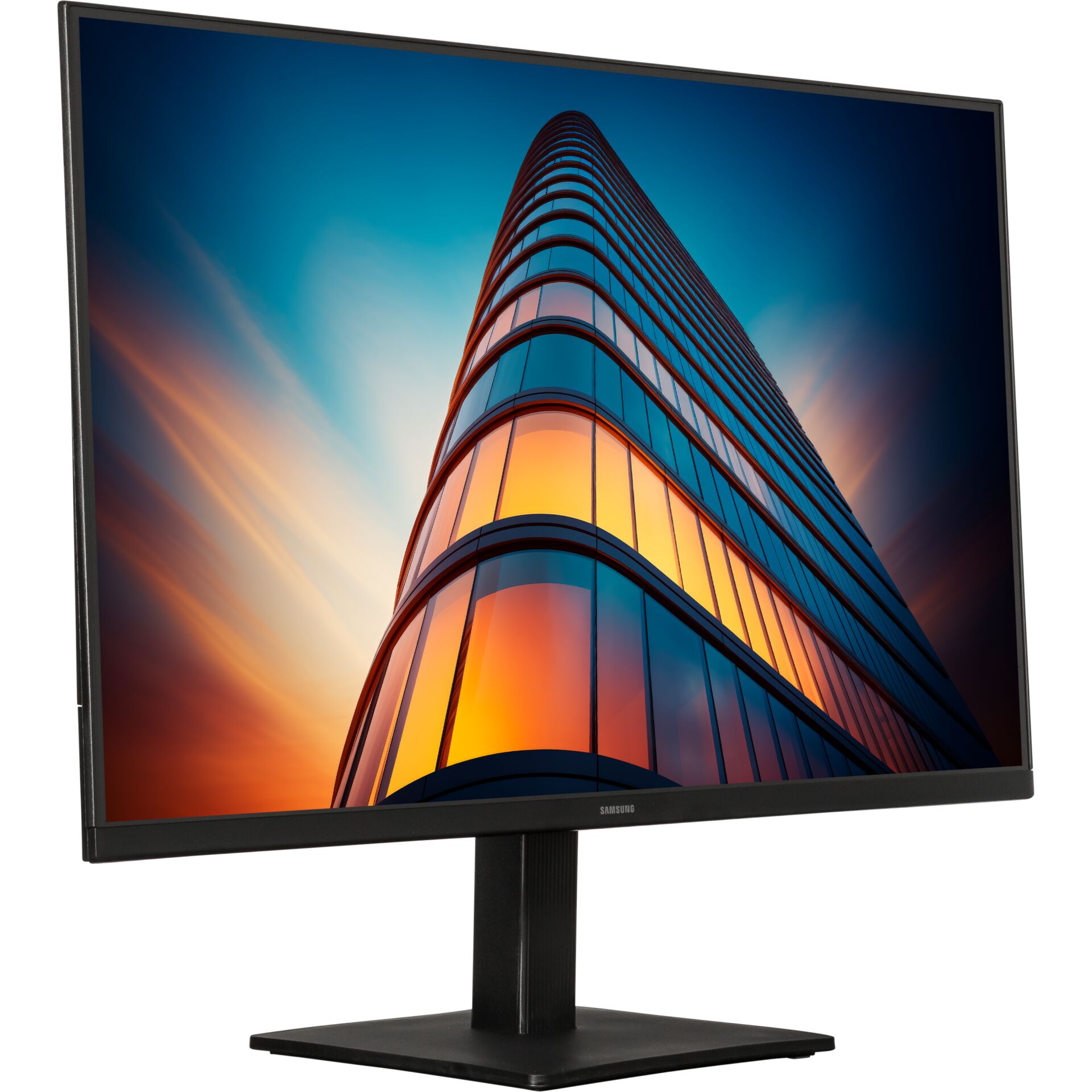 Computerbildschirm, schwarzer Monitor, Flachbildschirm, Standfuß, Samsung