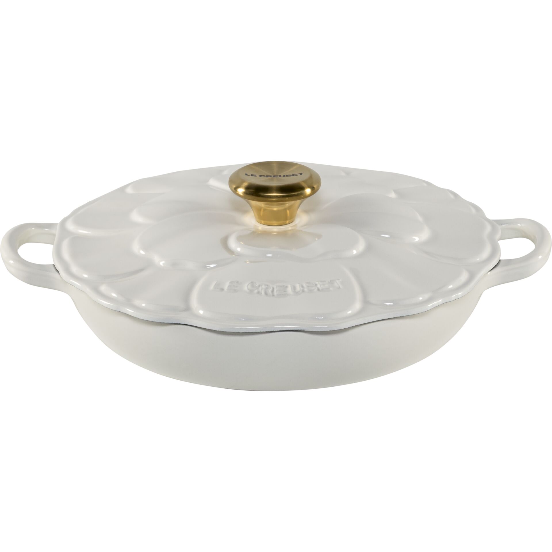 Le Creuset Gourmet-Profitopf  Blume 26 cm white